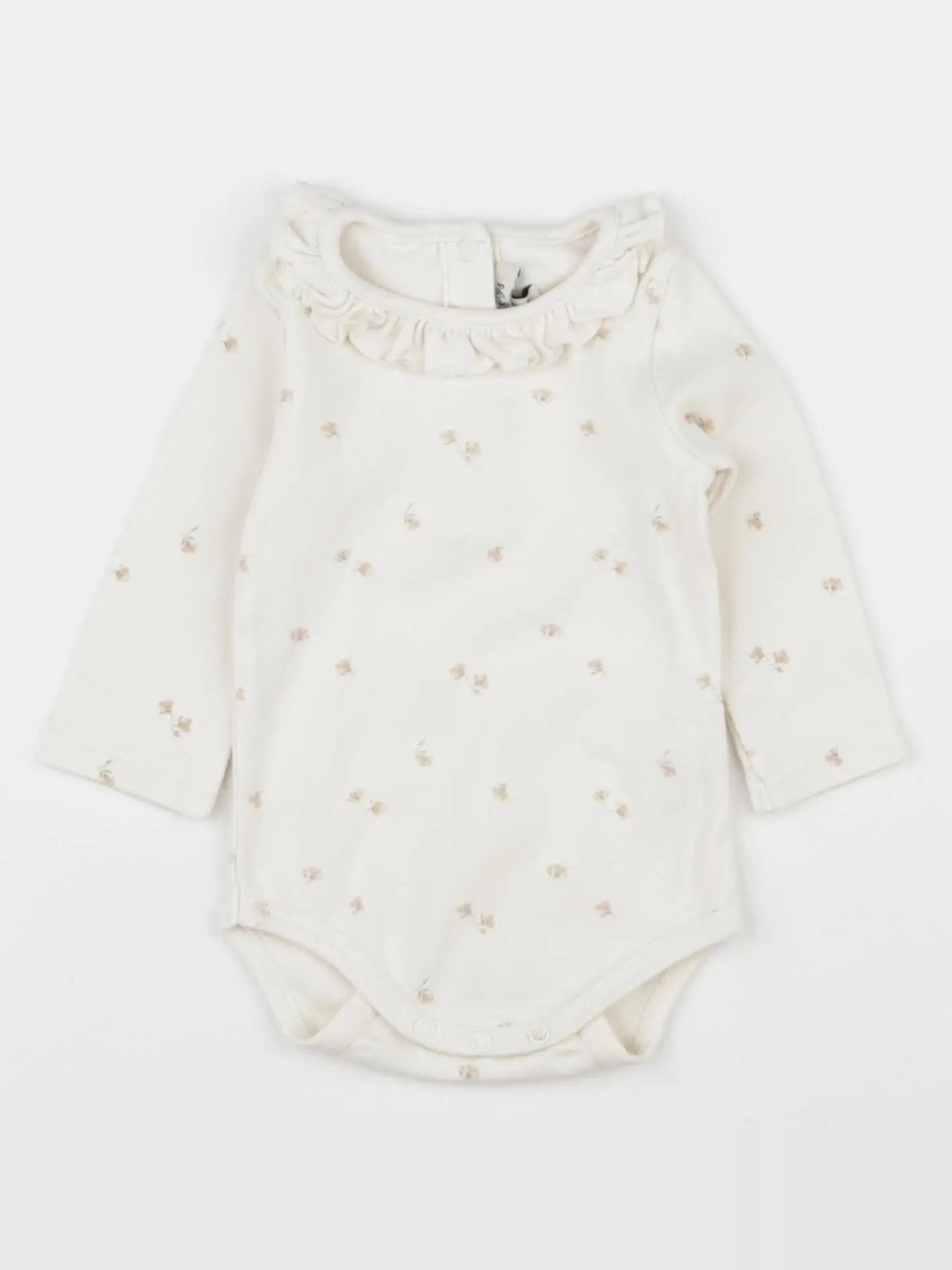 Natalys - body à col beige - 3 mois