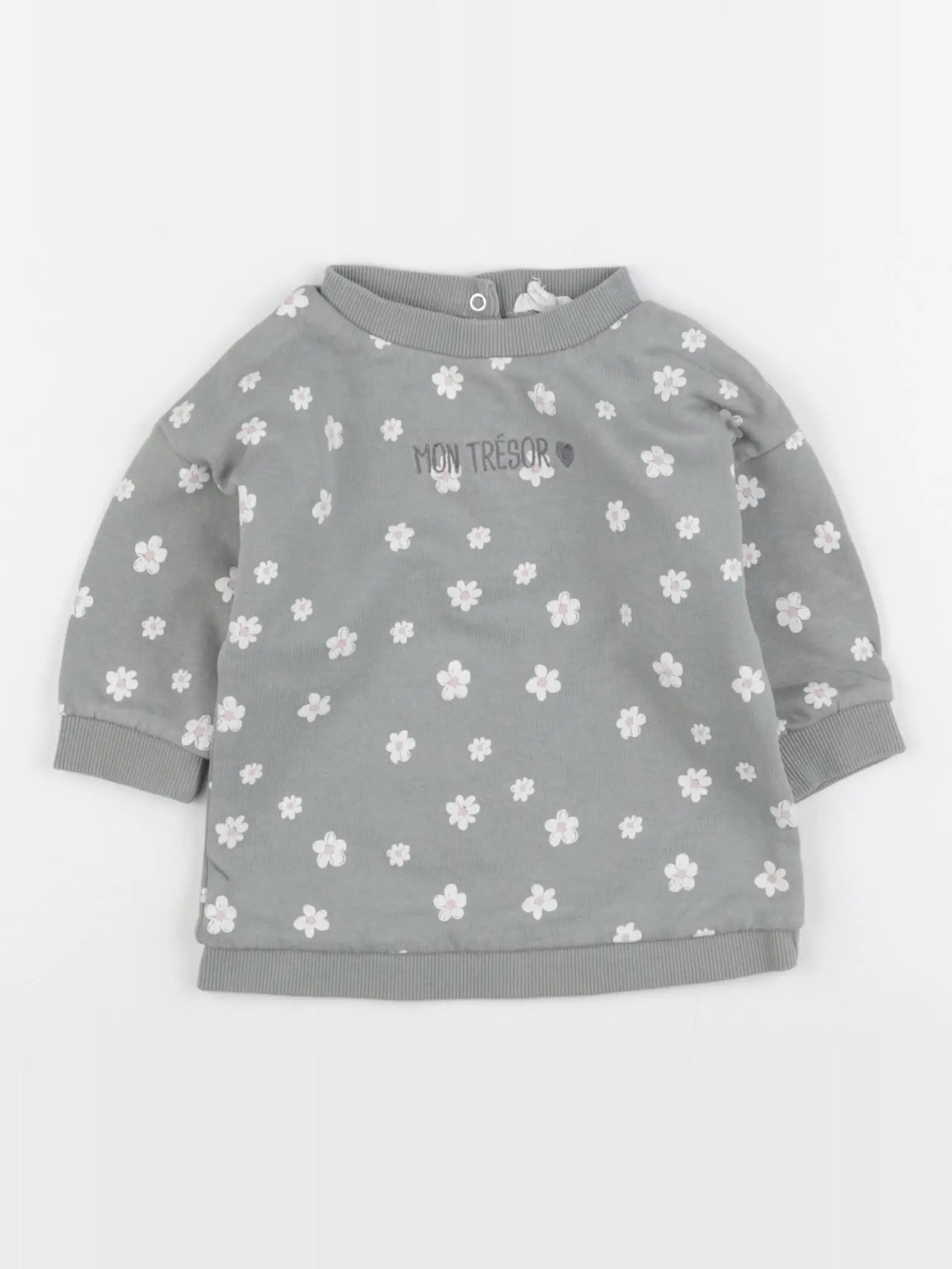 Vertbaudet - robe vert - 6 mois