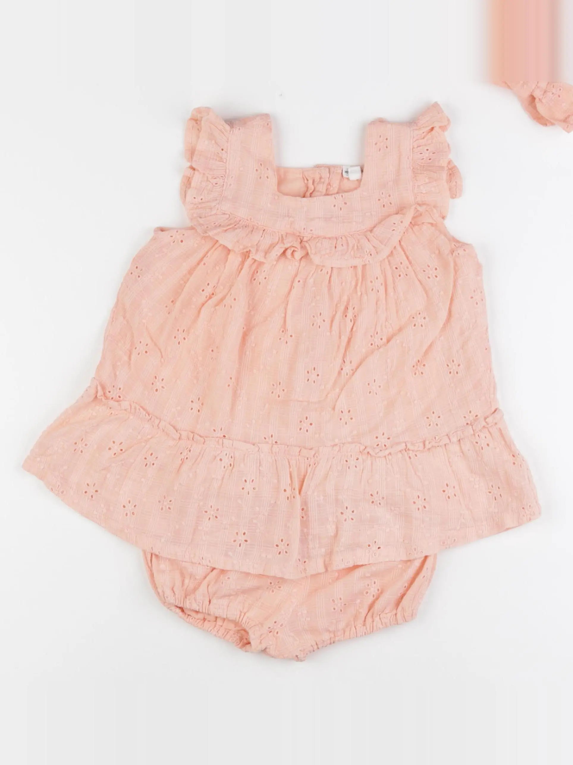 Vertbaudet - ensemble orange - 18 mois