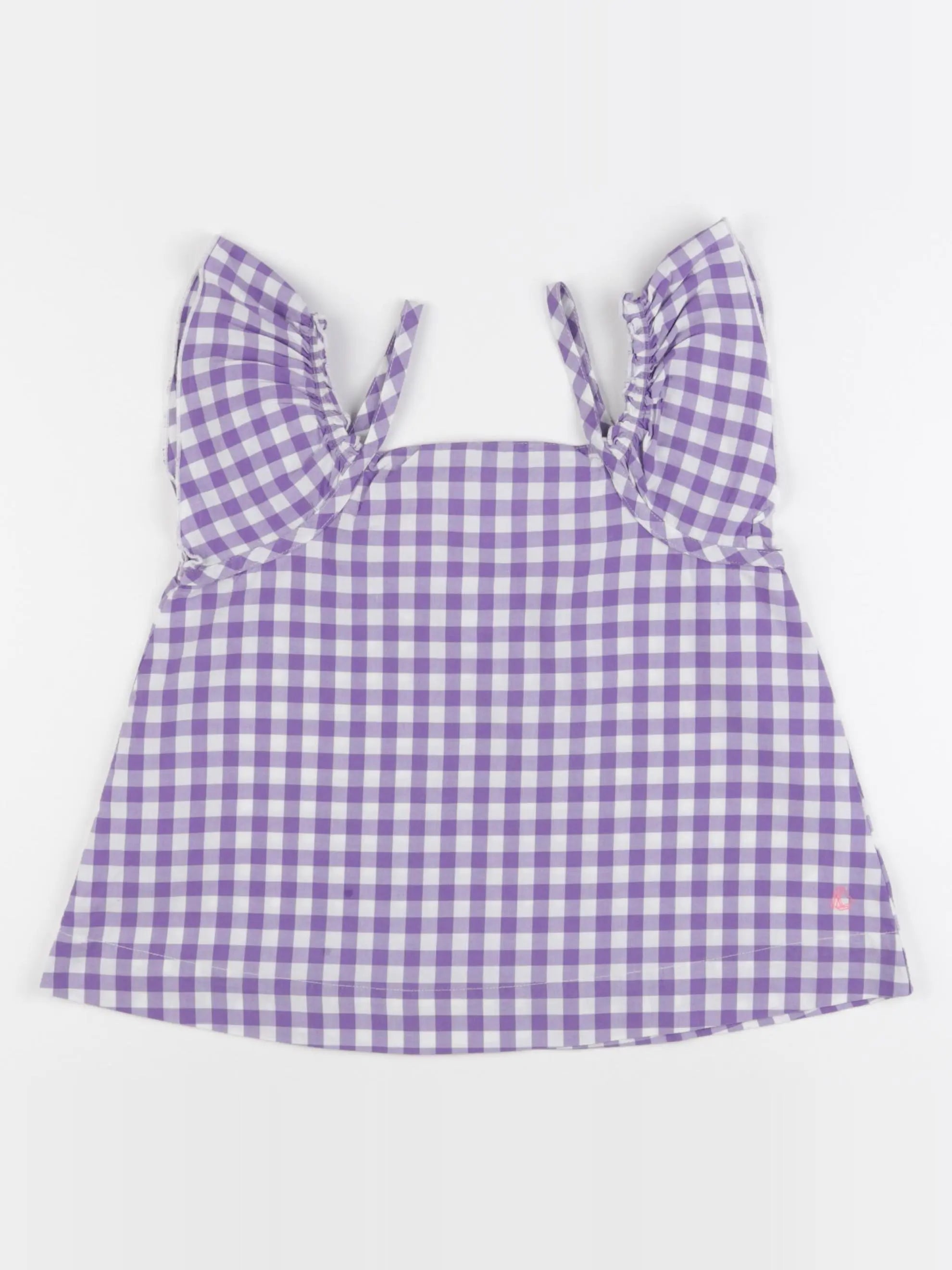 Petit Bateau - blouse violet - 8 ans