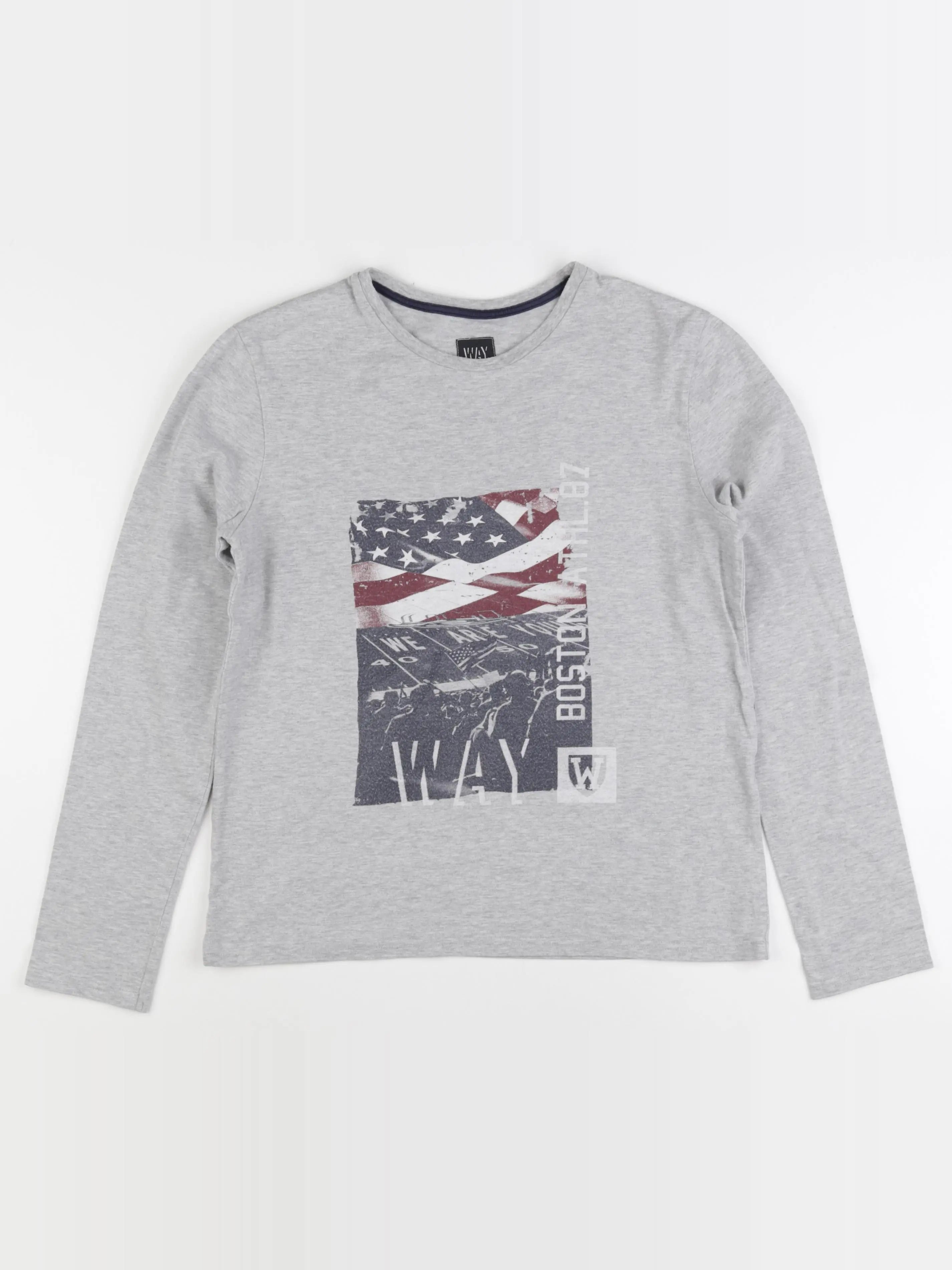 IKKS - tee-shirt gris - 14 ans
