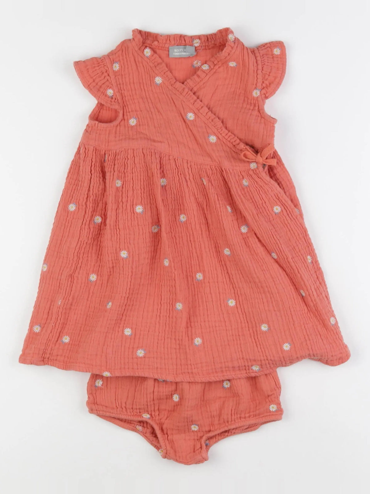 Boutchou - robe orange - 24 mois