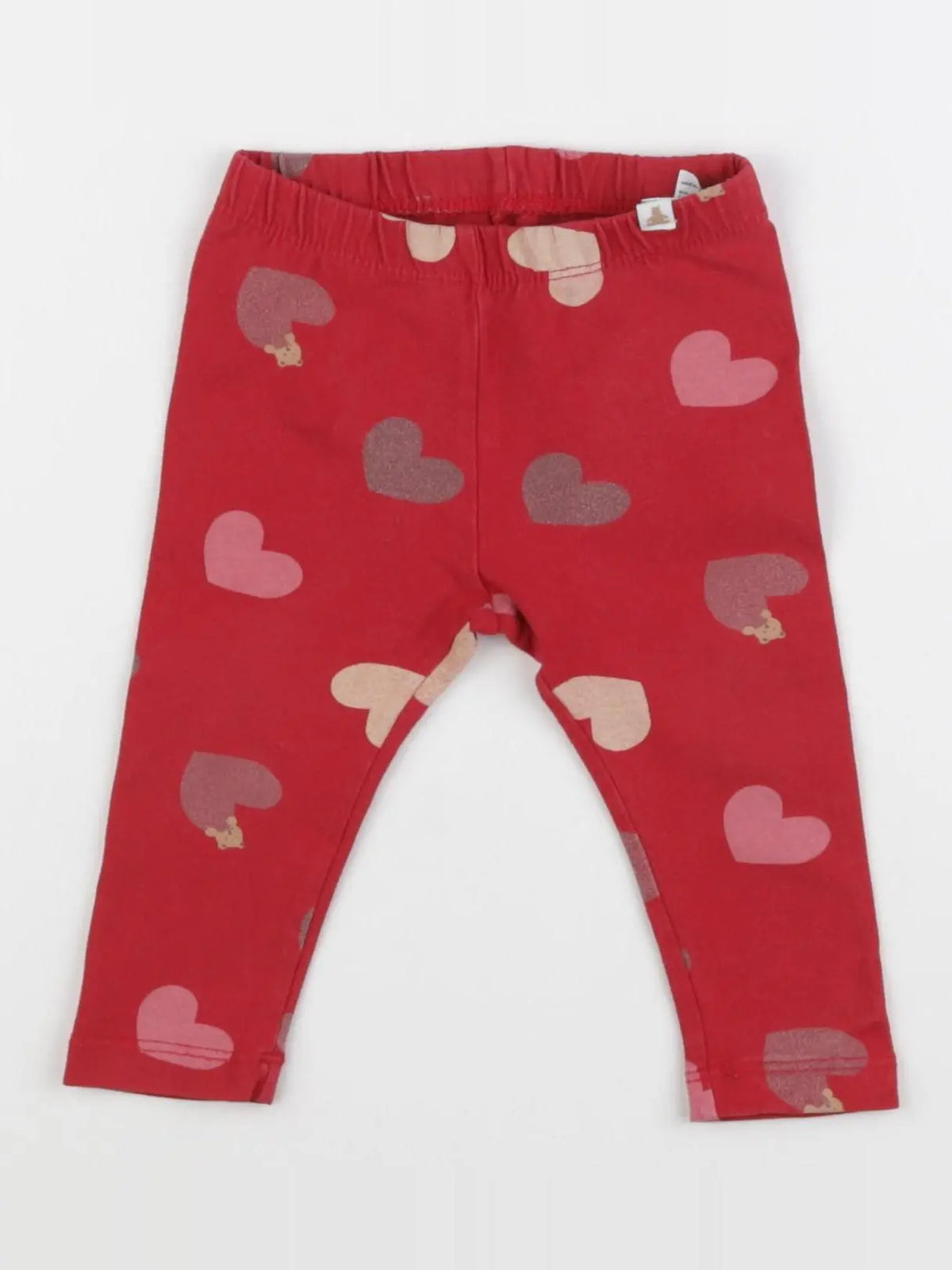 GAP - legging rouge - 6/12 mois