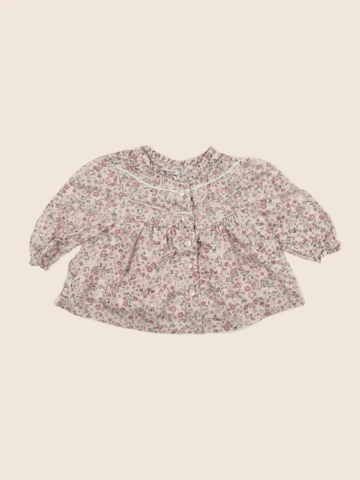 Tape à l'oeil - blouse rose - 3 mois