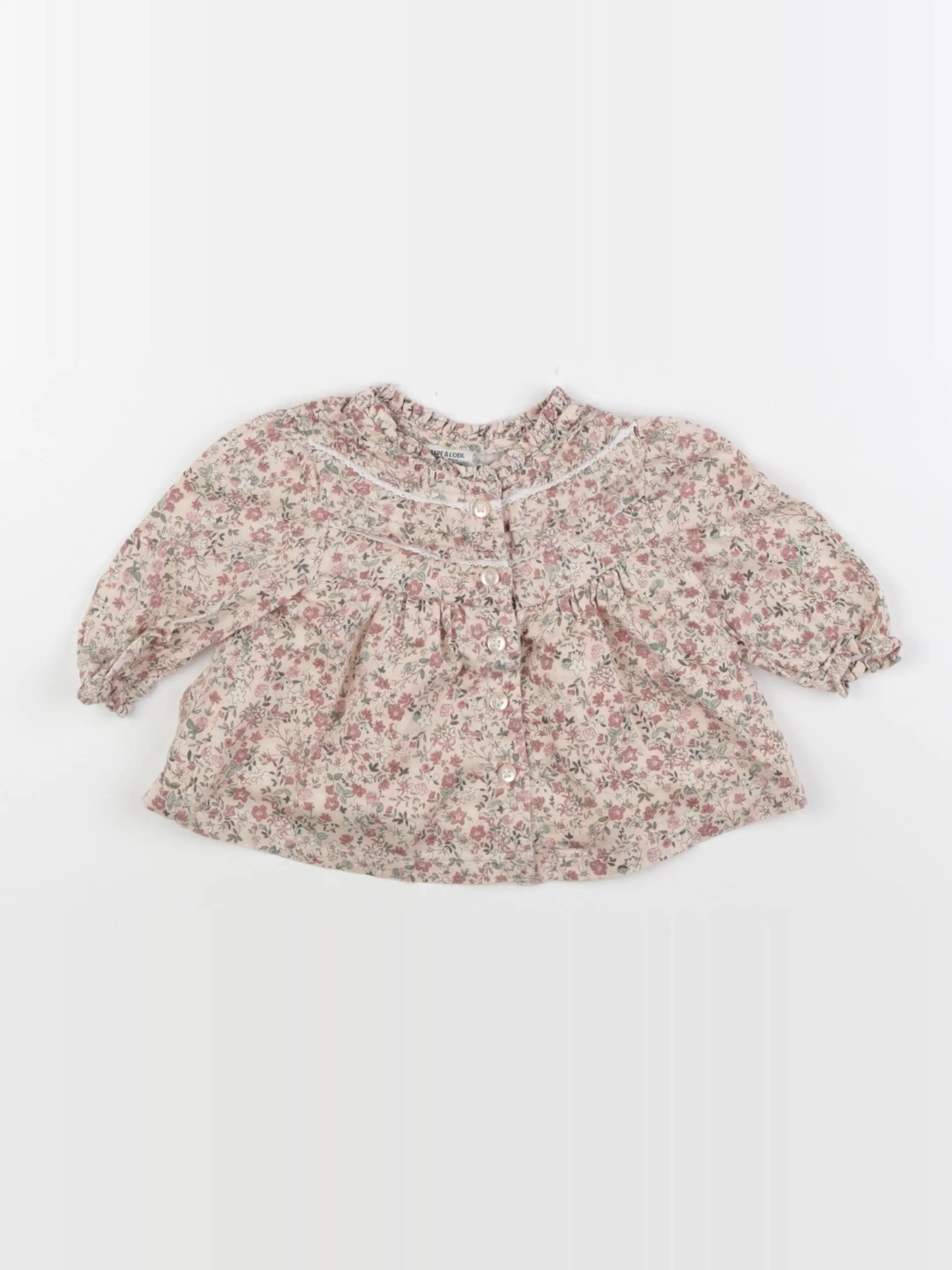 Tape à l'oeil - blouse rose - 3 mois