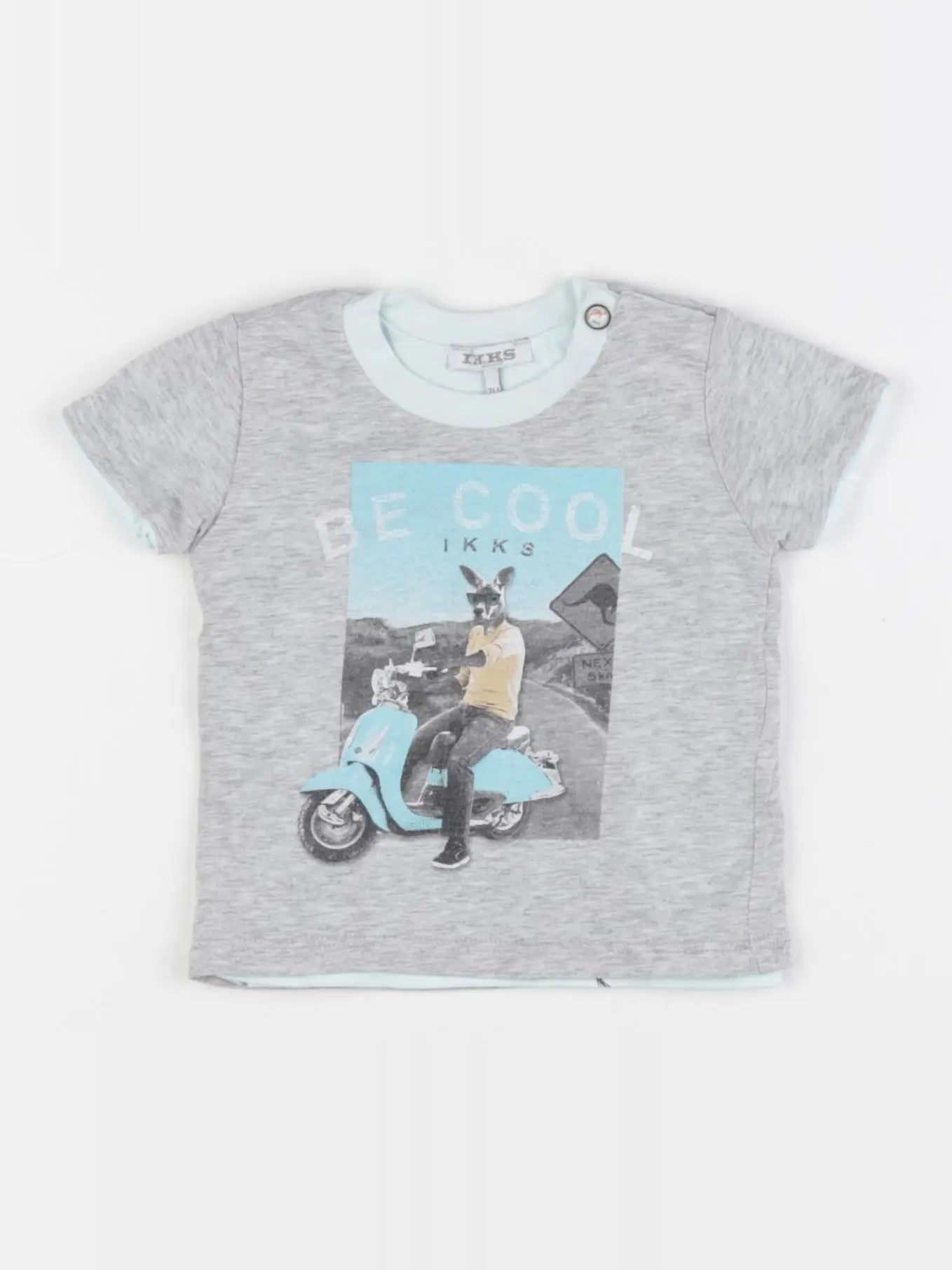 IKKS - tee-shirt gris - 3 mois