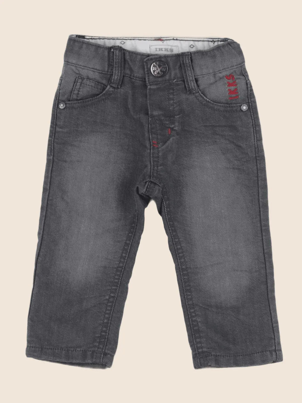 IKKS - jean gris - 6 mois