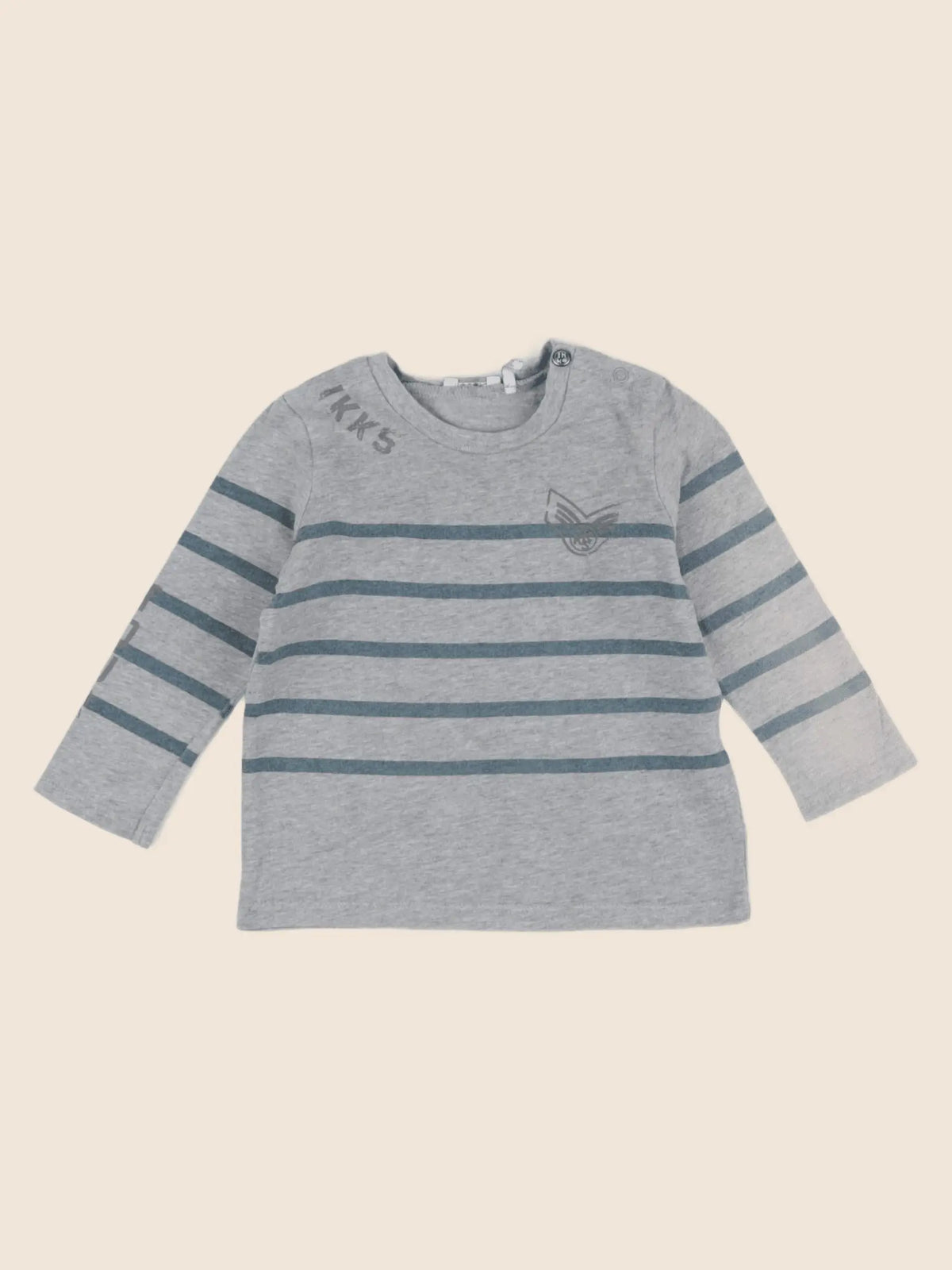 IKKS - tee-shirt gris - 6 mois