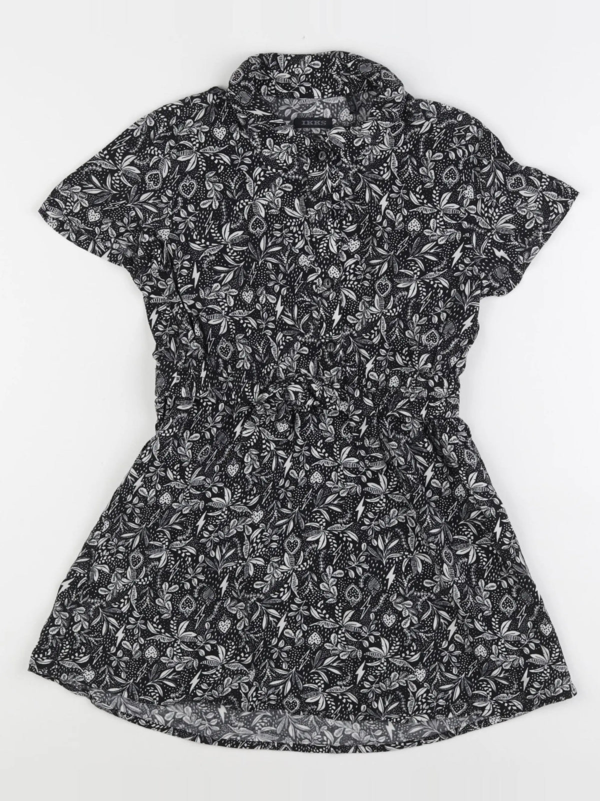 IKKS - robe noir - 6 ans