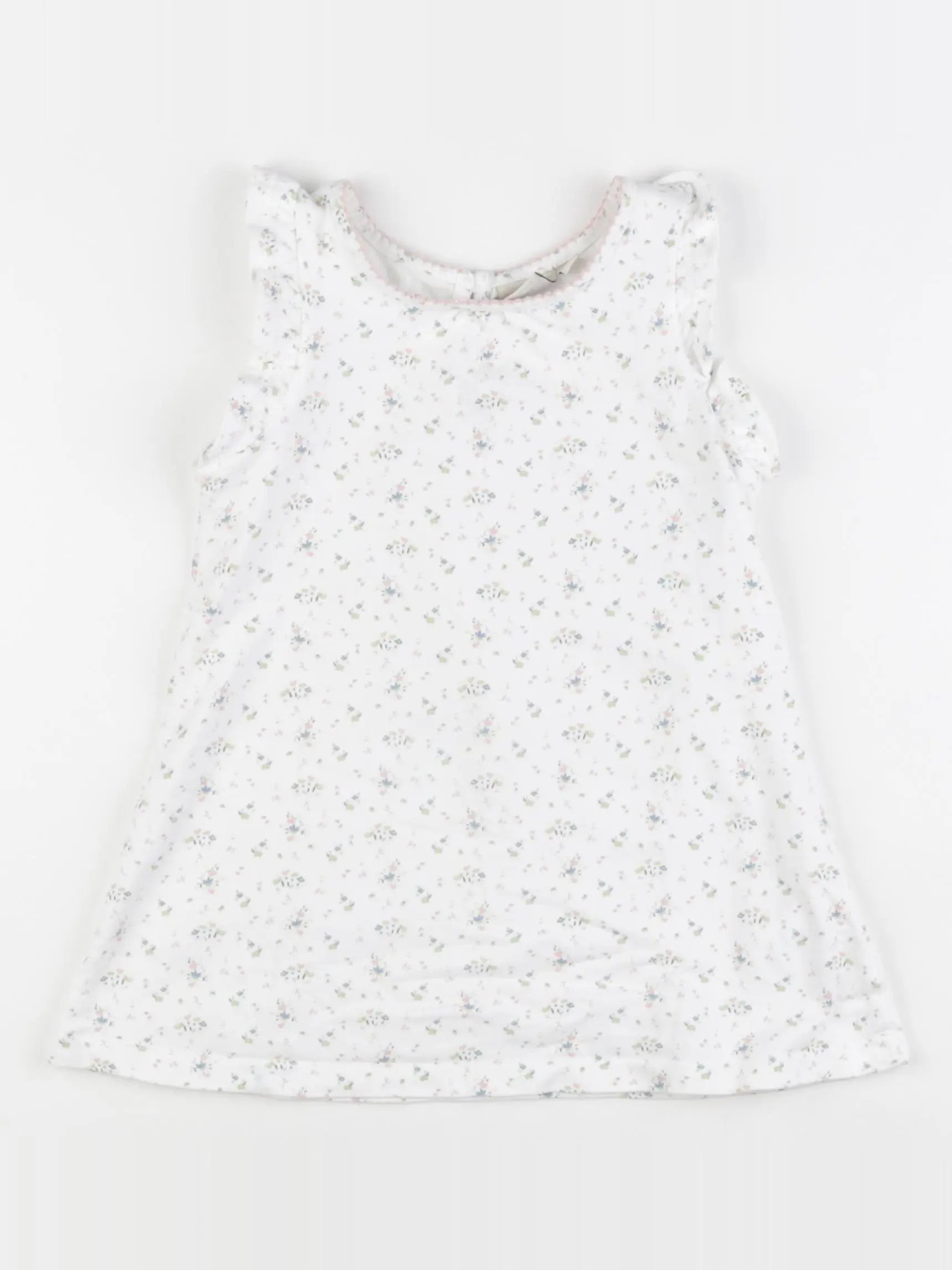 Cyrillus - chemise de nuit coton blanc - 3 ans