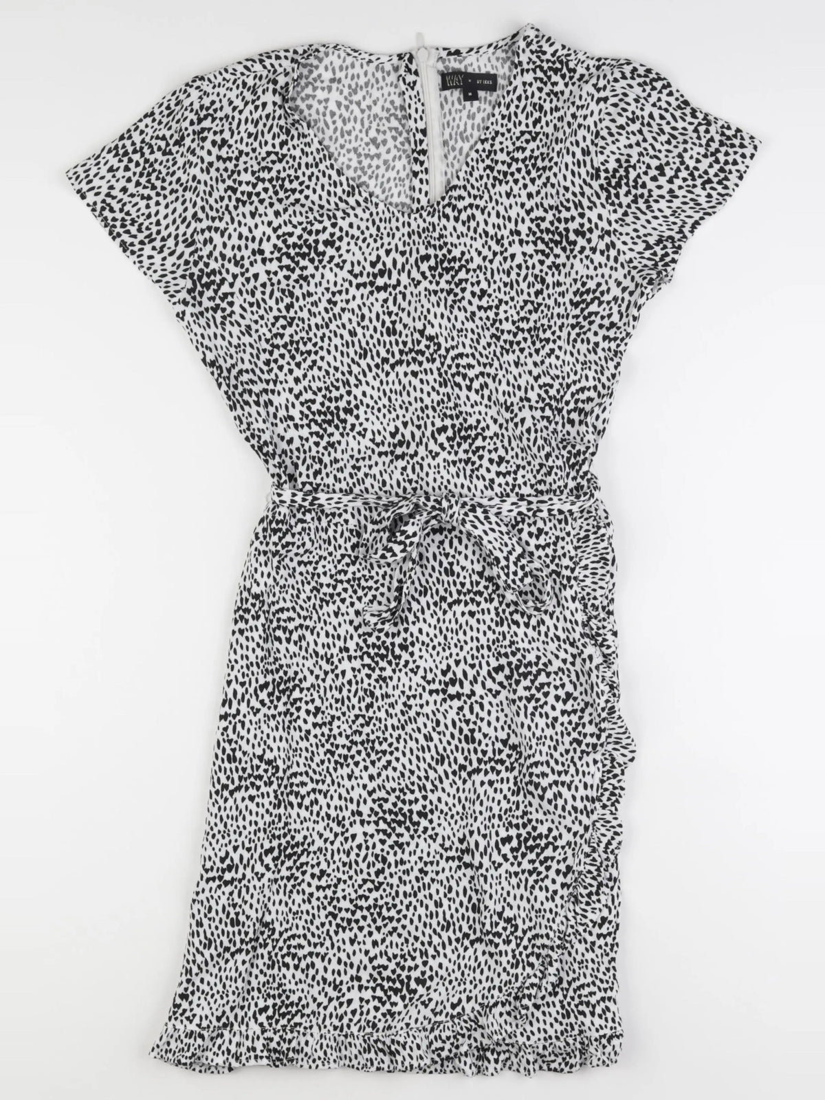 IKKS - robe blanc, noir - 16 ans