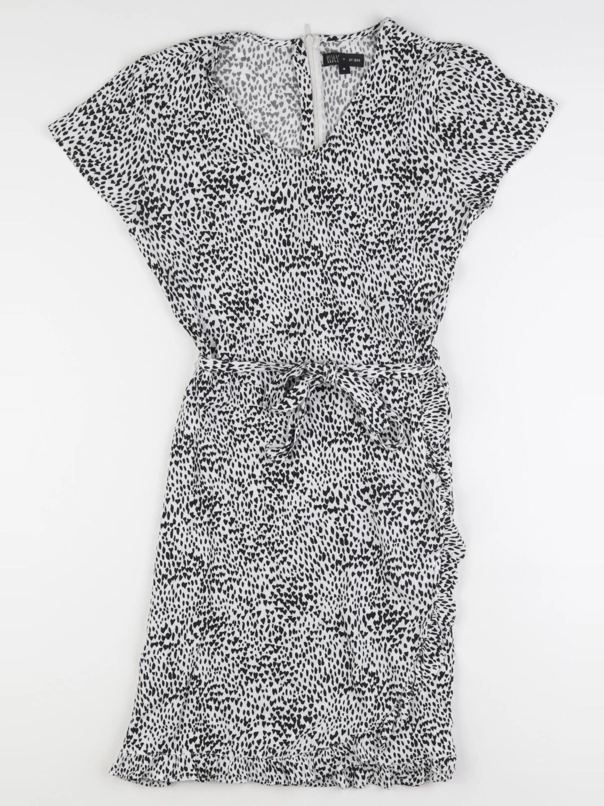 IKKS - robe blanc, noir - 16 ans