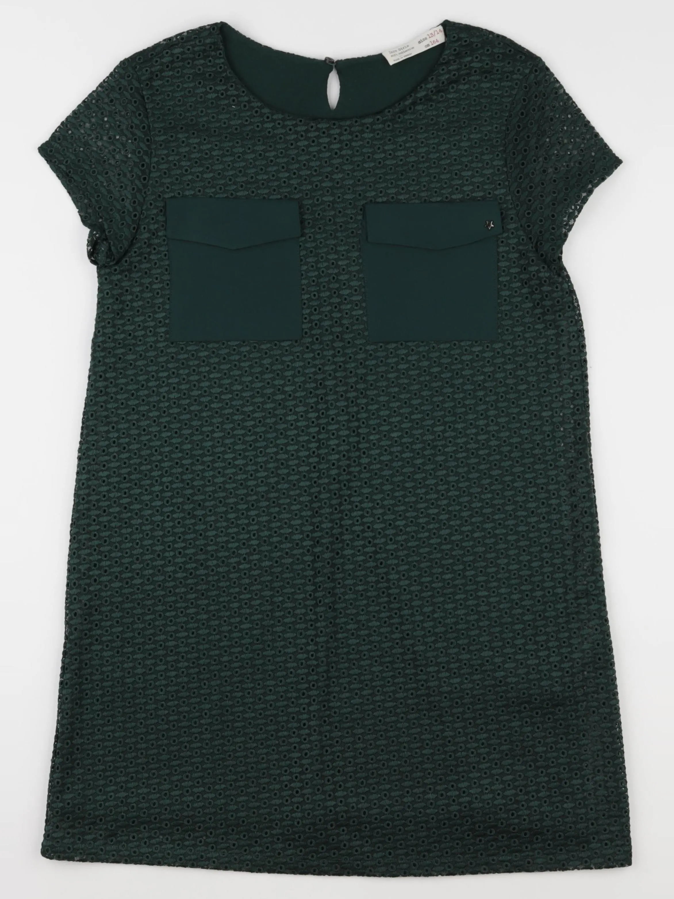 Zara - robe vert - 13/14 ans