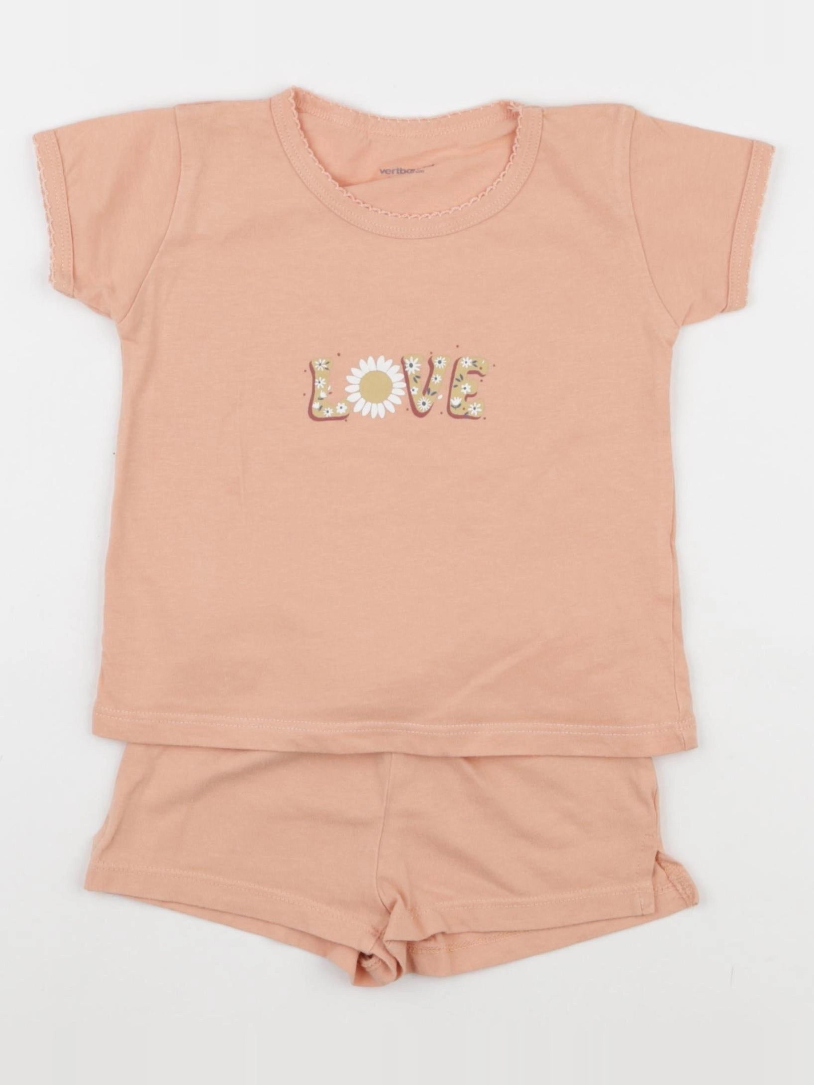 Vertbaudet - pyjama coton rose - 2 ans