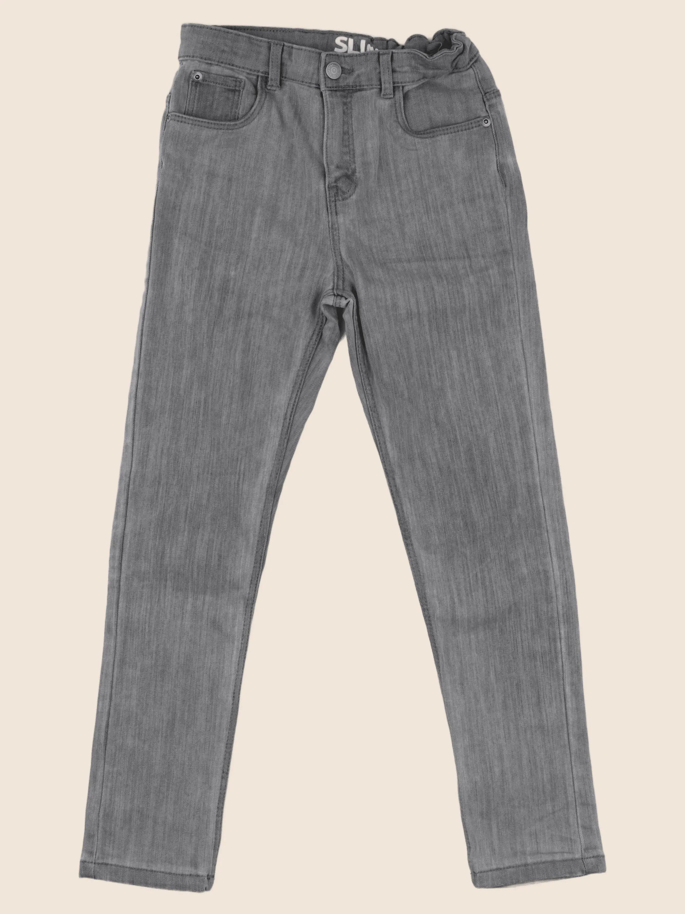 Vertbaudet - jean gris - 10 ans
