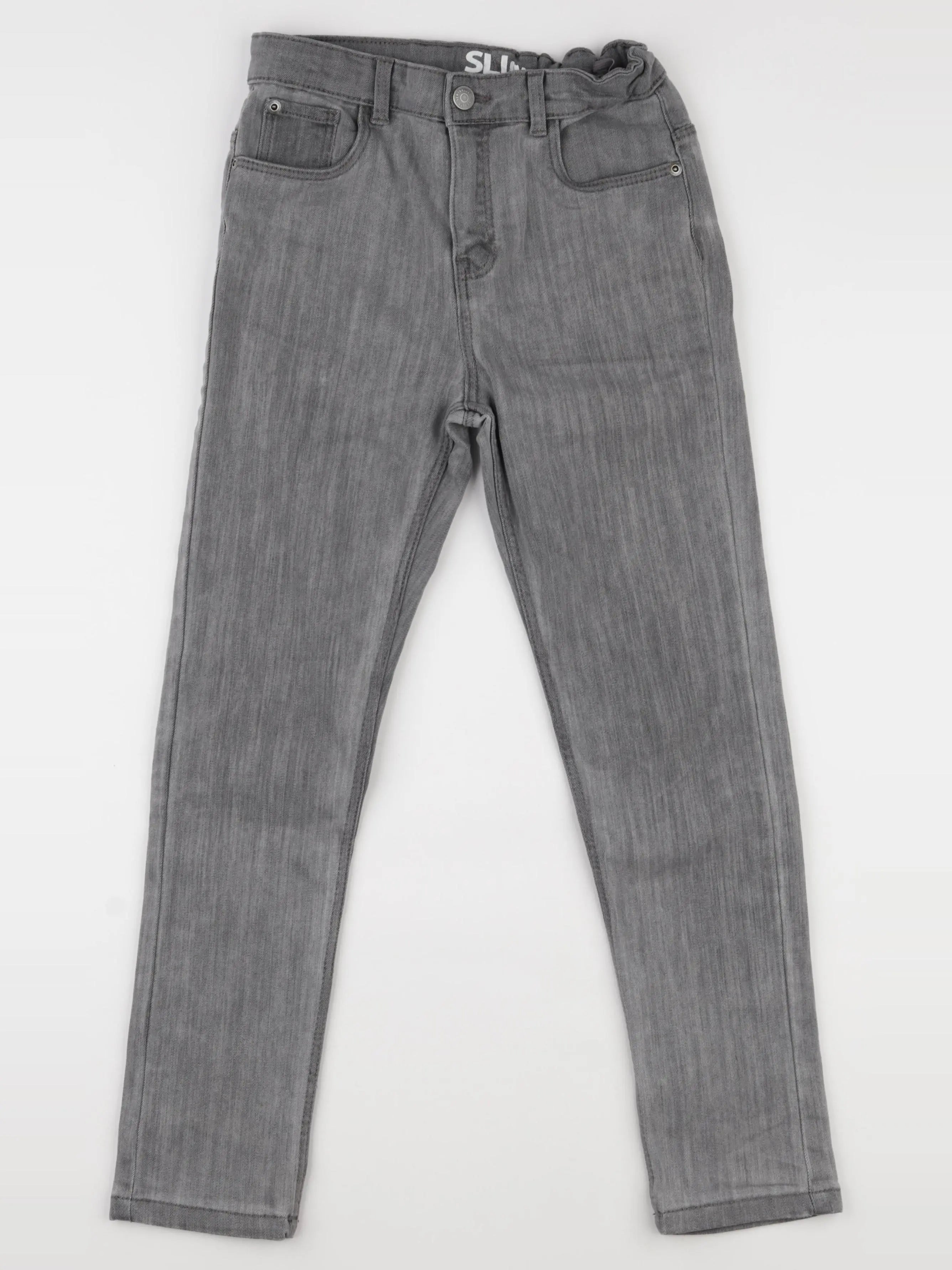 Vertbaudet - jean gris - 10 ans