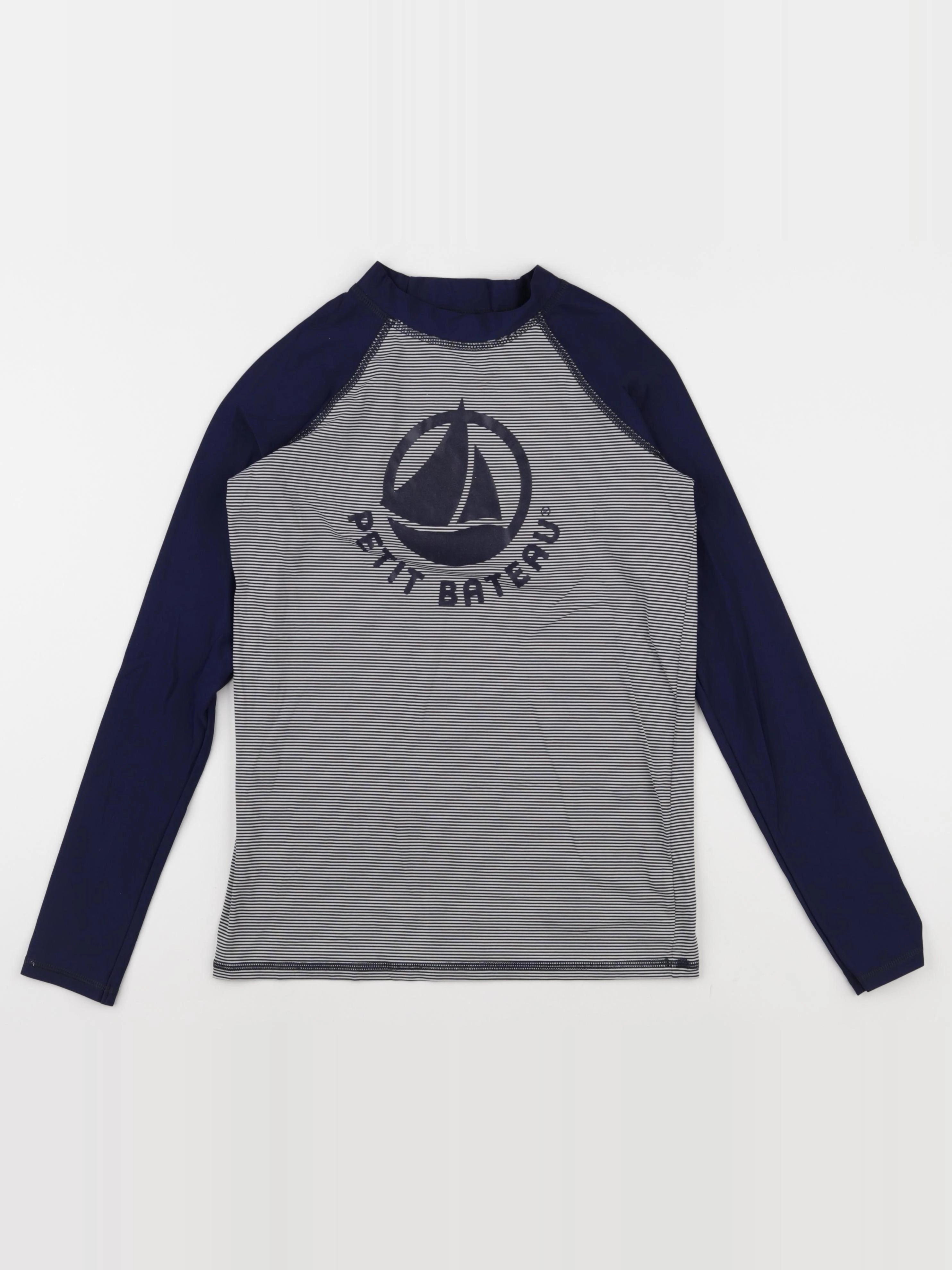 Petit Bateau - tee-shirt de bain bleu - 12 ans