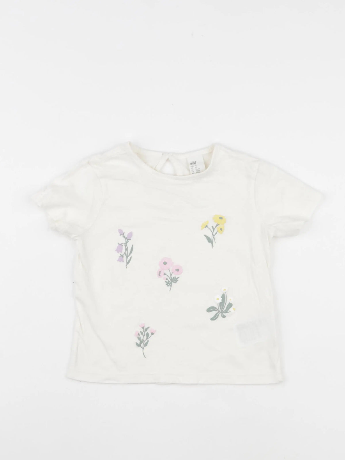 H&M - tee-shirt beige - 18/24 mois