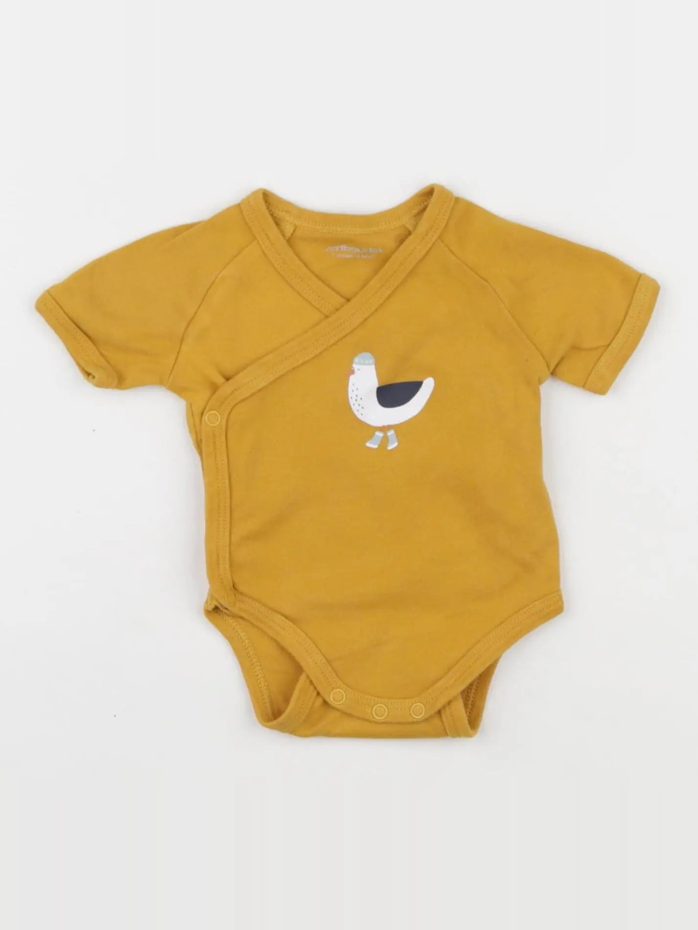 Vertbaudet - body jaune - 1 mois