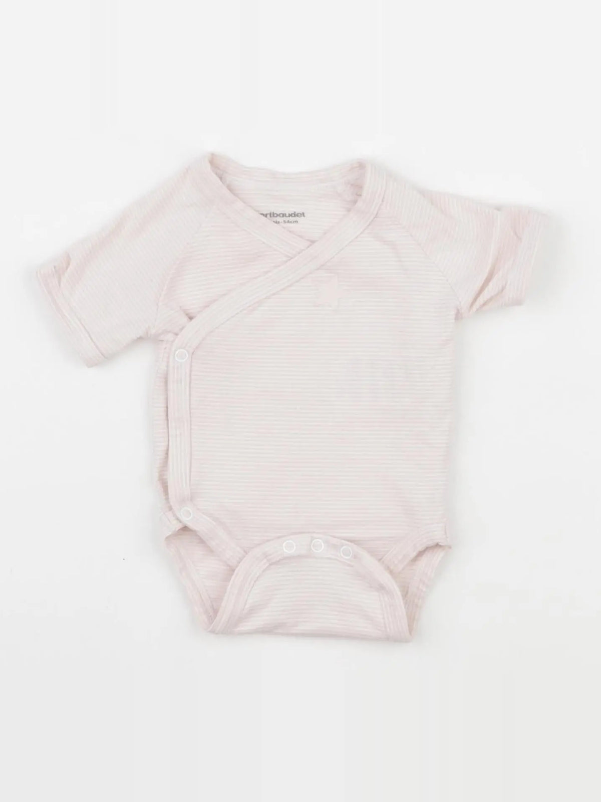 Vertbaudet - body rose - 1 mois