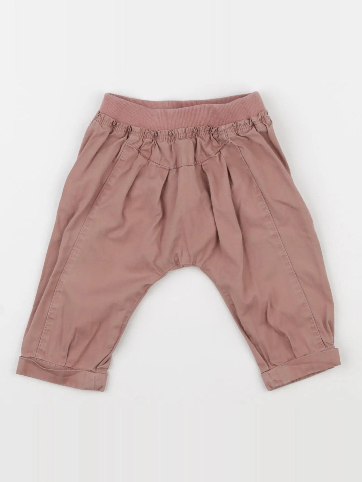 Vertbaudet - sarouel rose - 6 mois
