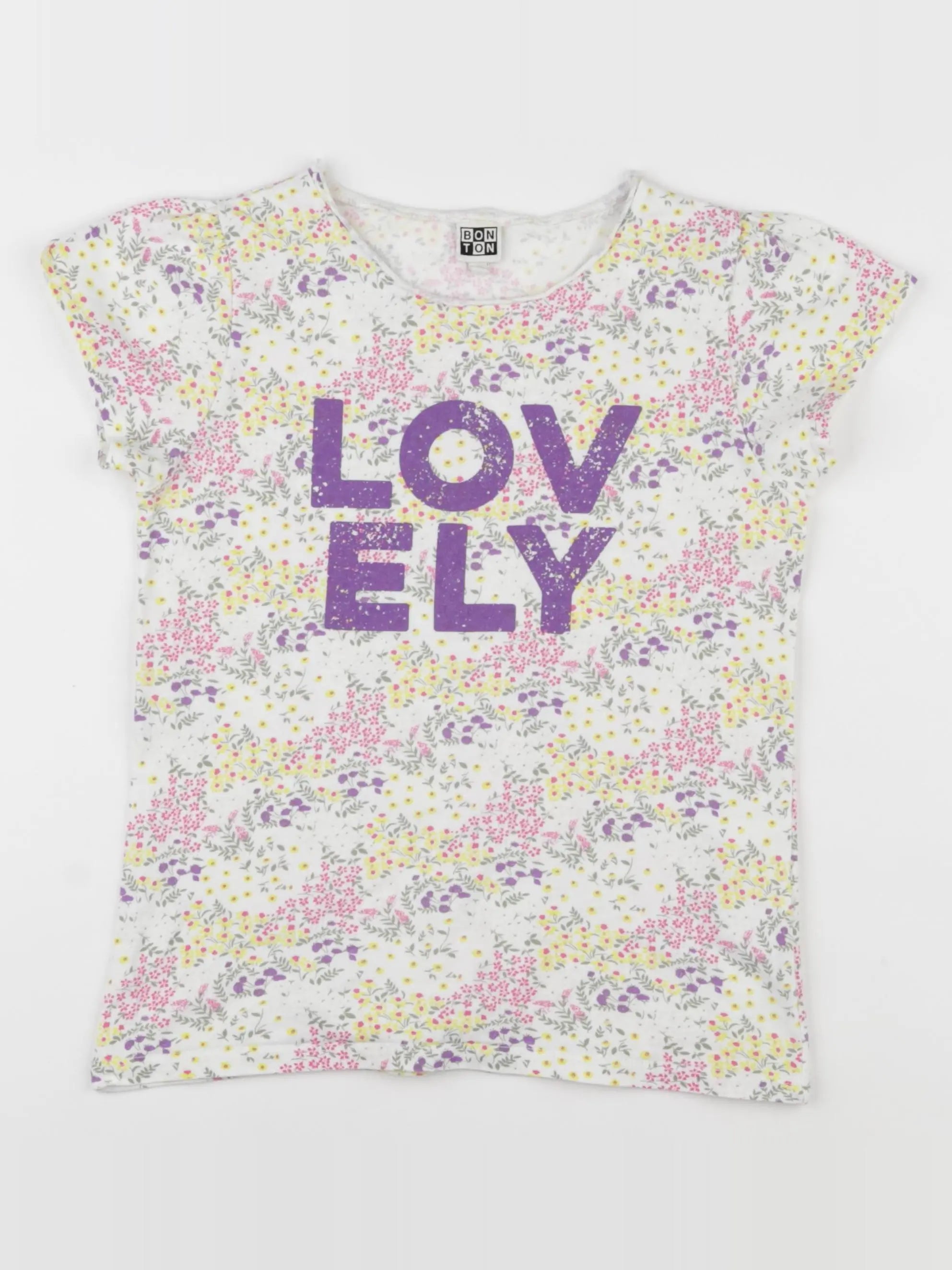 Bonton - tee-shirt multicolore - 10 ans