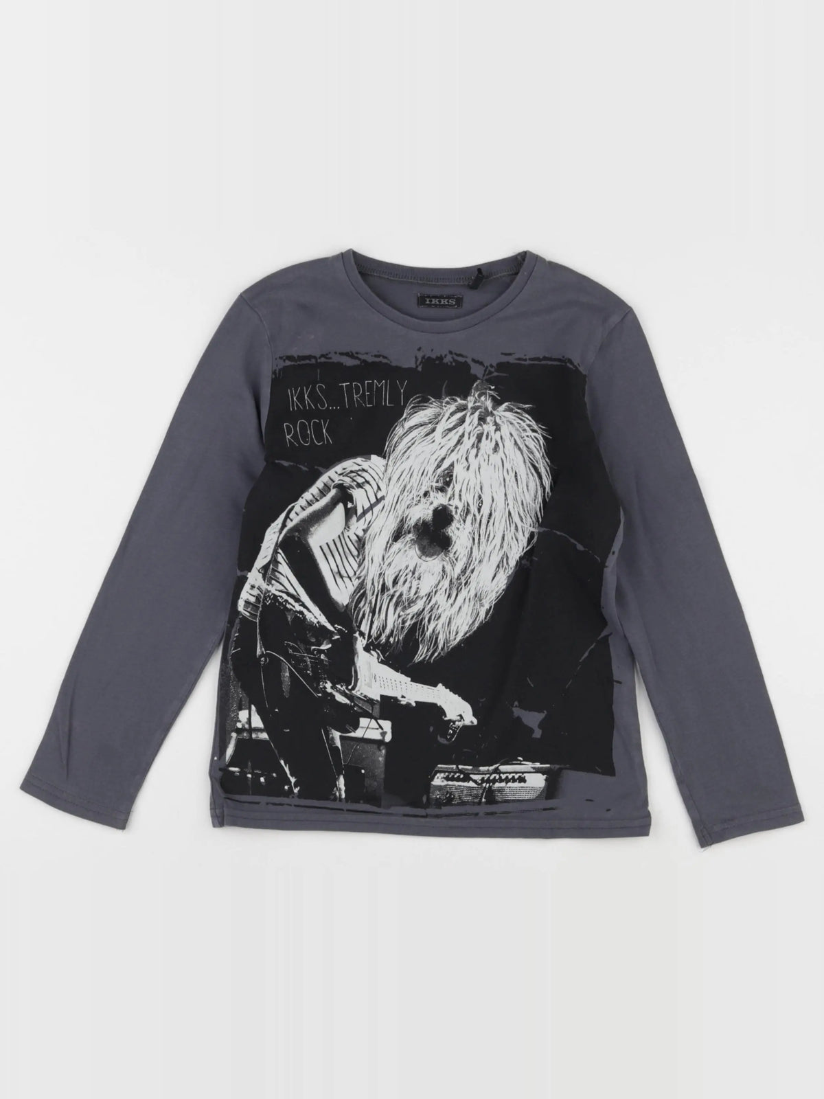 IKKS - tee-shirt gris - 6 ans