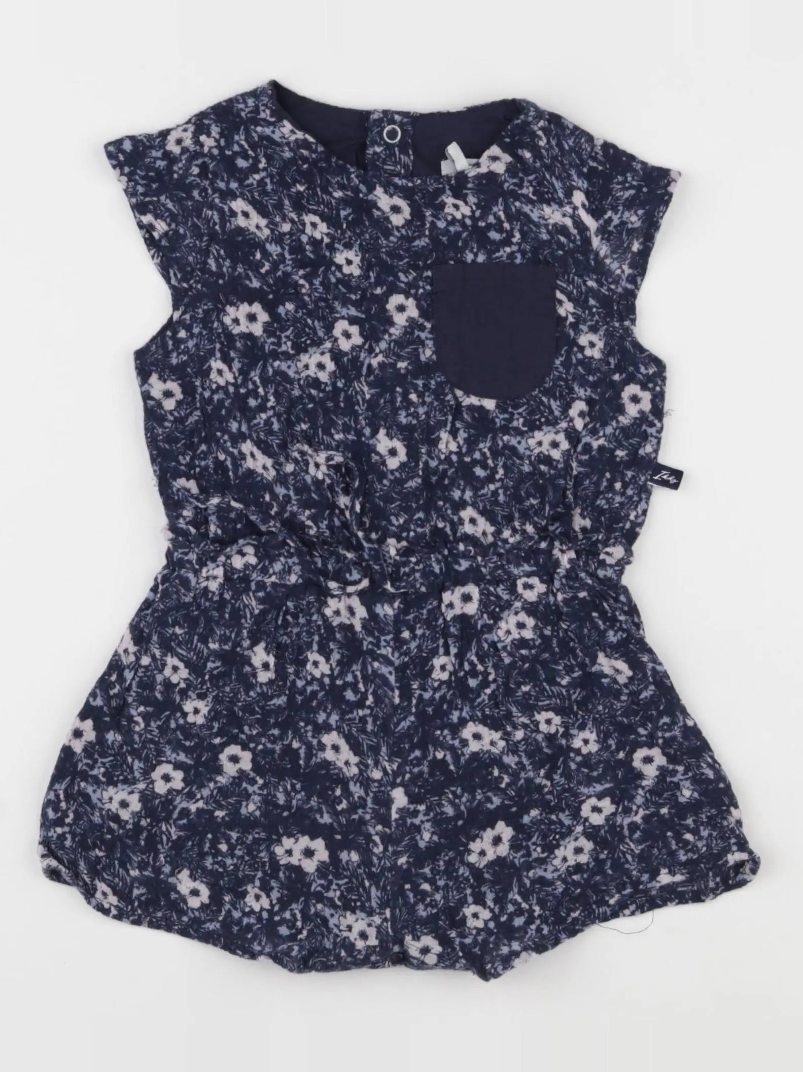 IKKS - combinaison bleu, rose - 18 mois