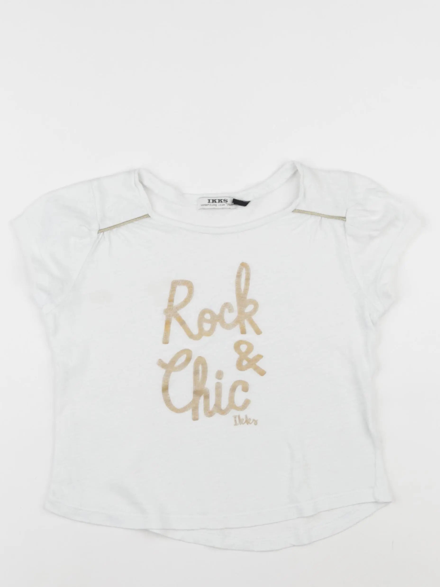 IKKS - tee-shirt blanc - 5 ans
