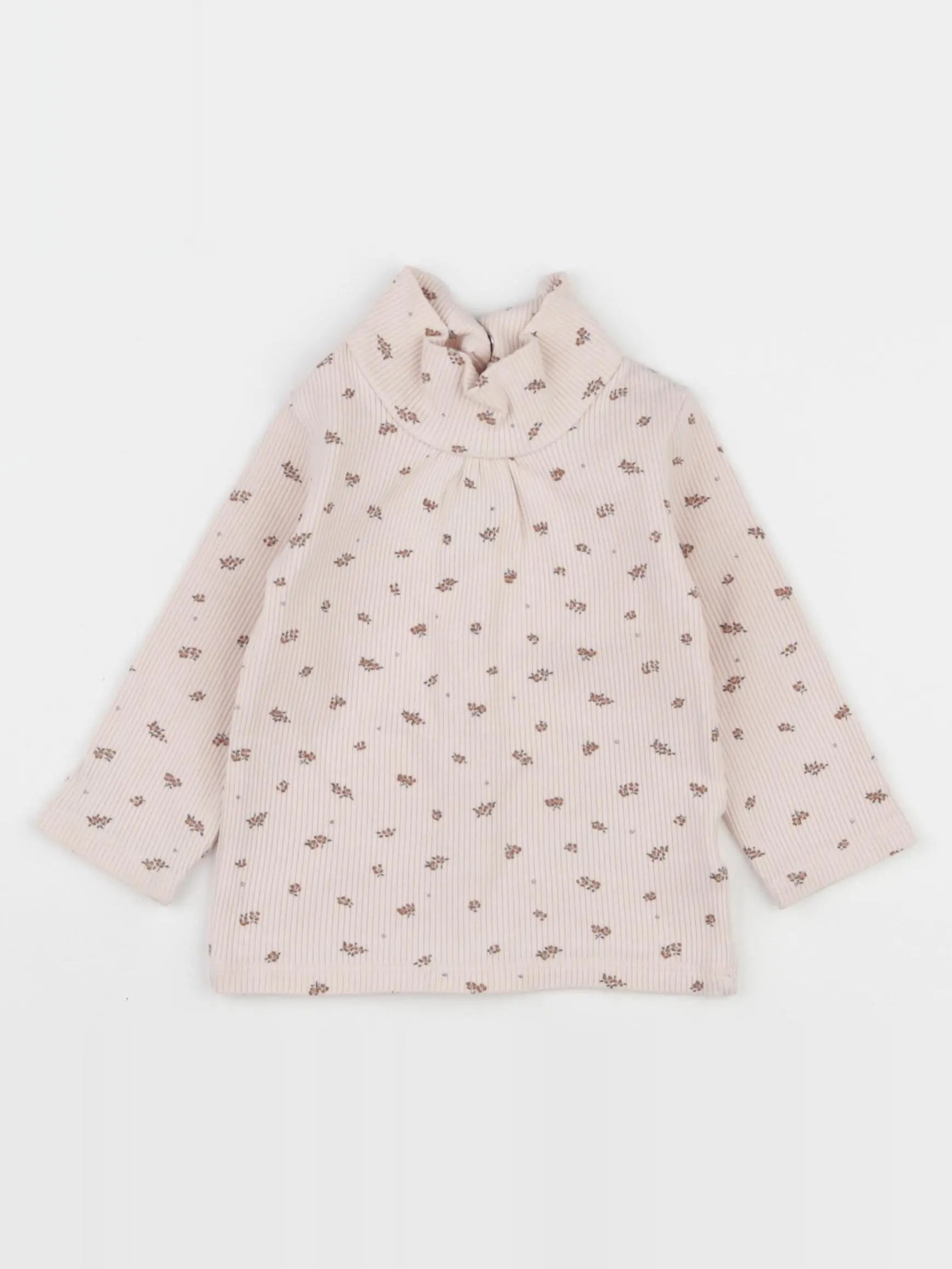 Vertbaudet - pull rose - 9 mois