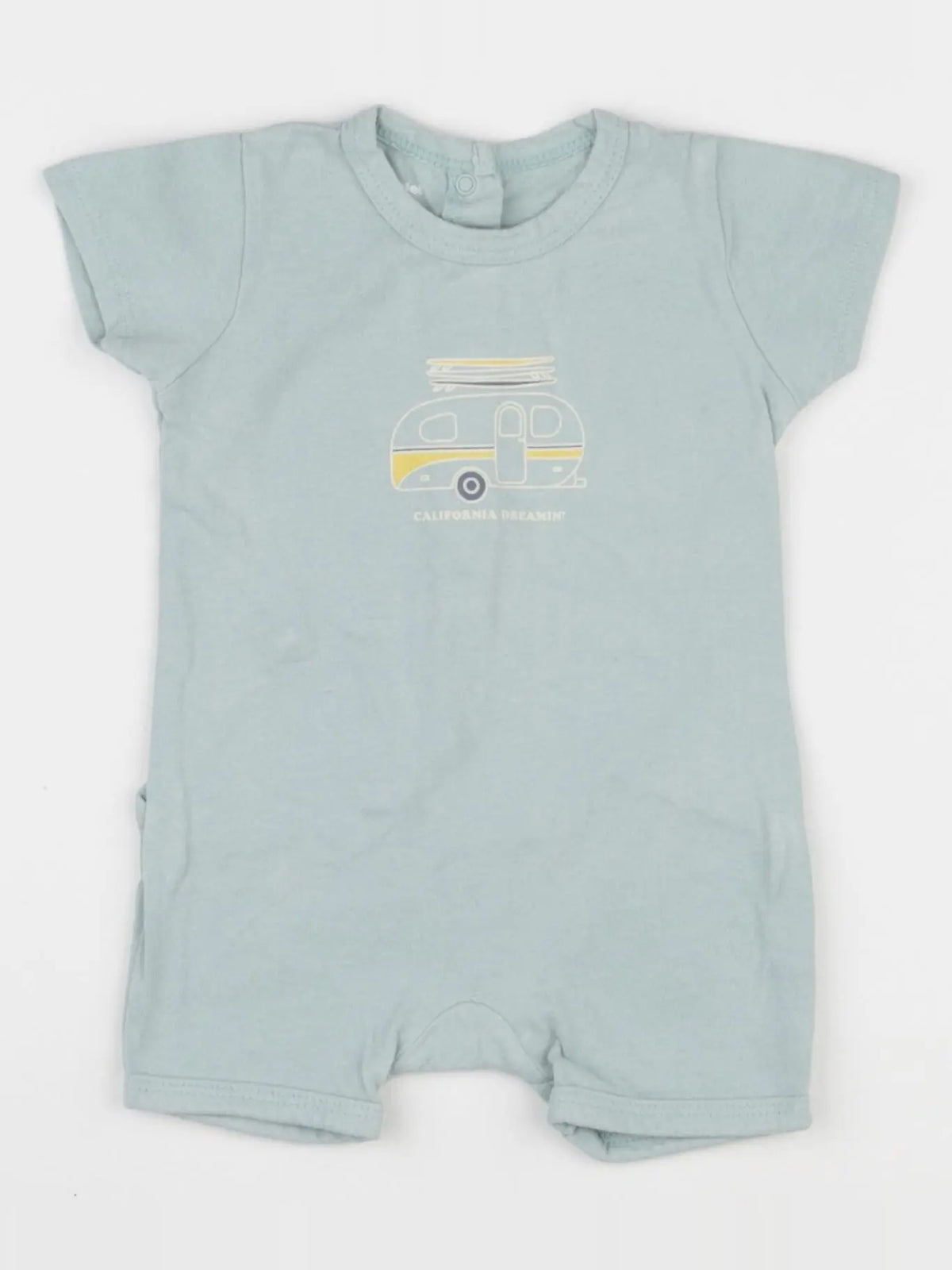 Vertbaudet - pyjama coton bleu - 3 mois