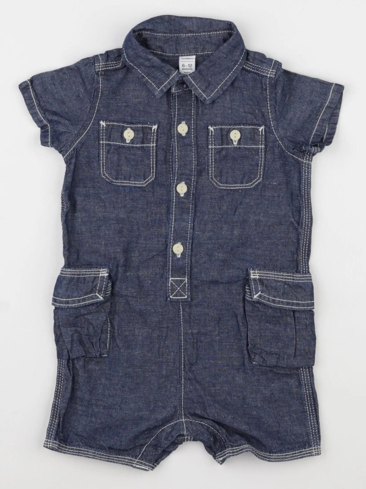 GAP - combinaison bleu - 6/12 mois