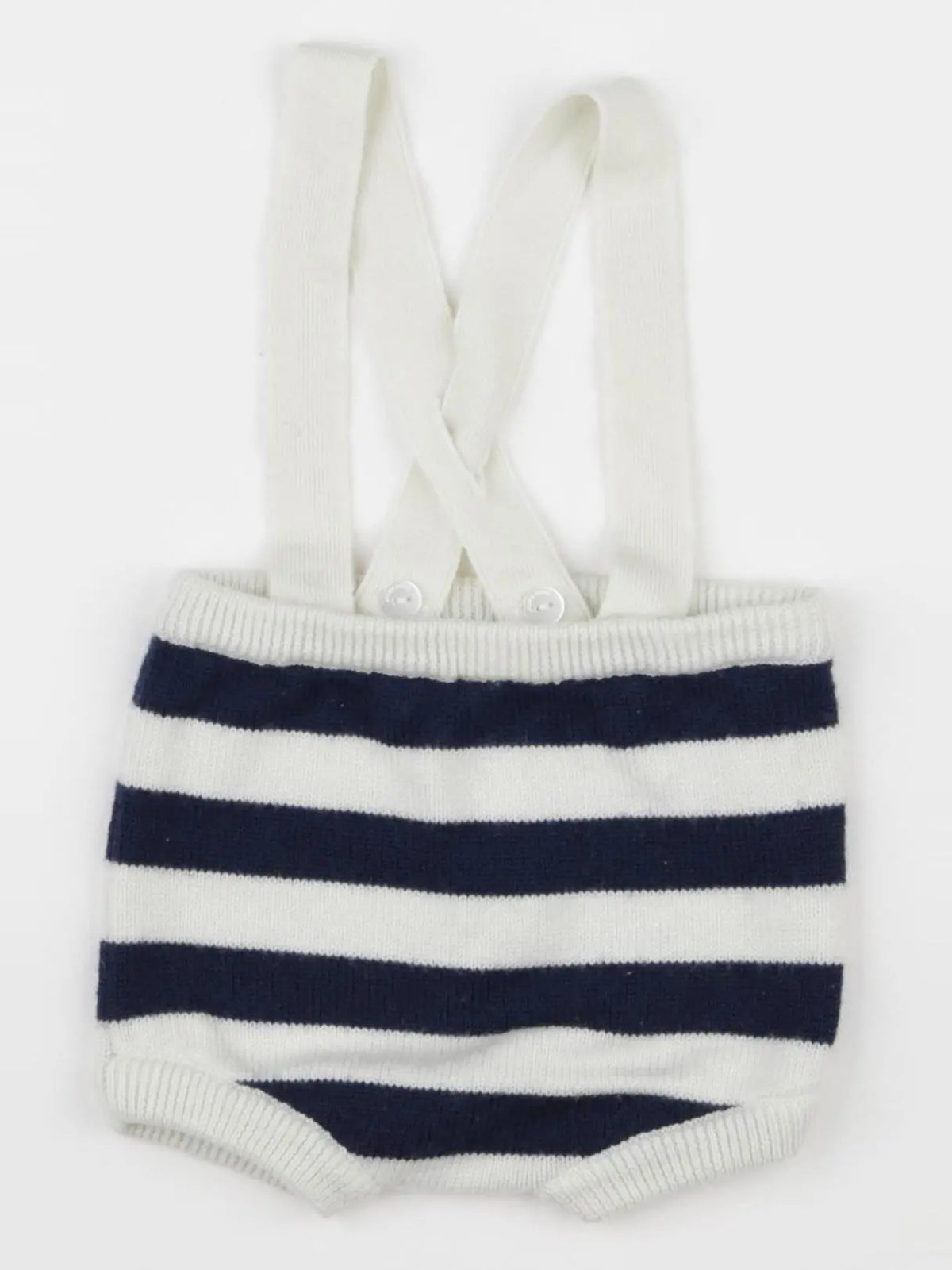 Jacadi - combinaison blanc, bleu - 6 mois