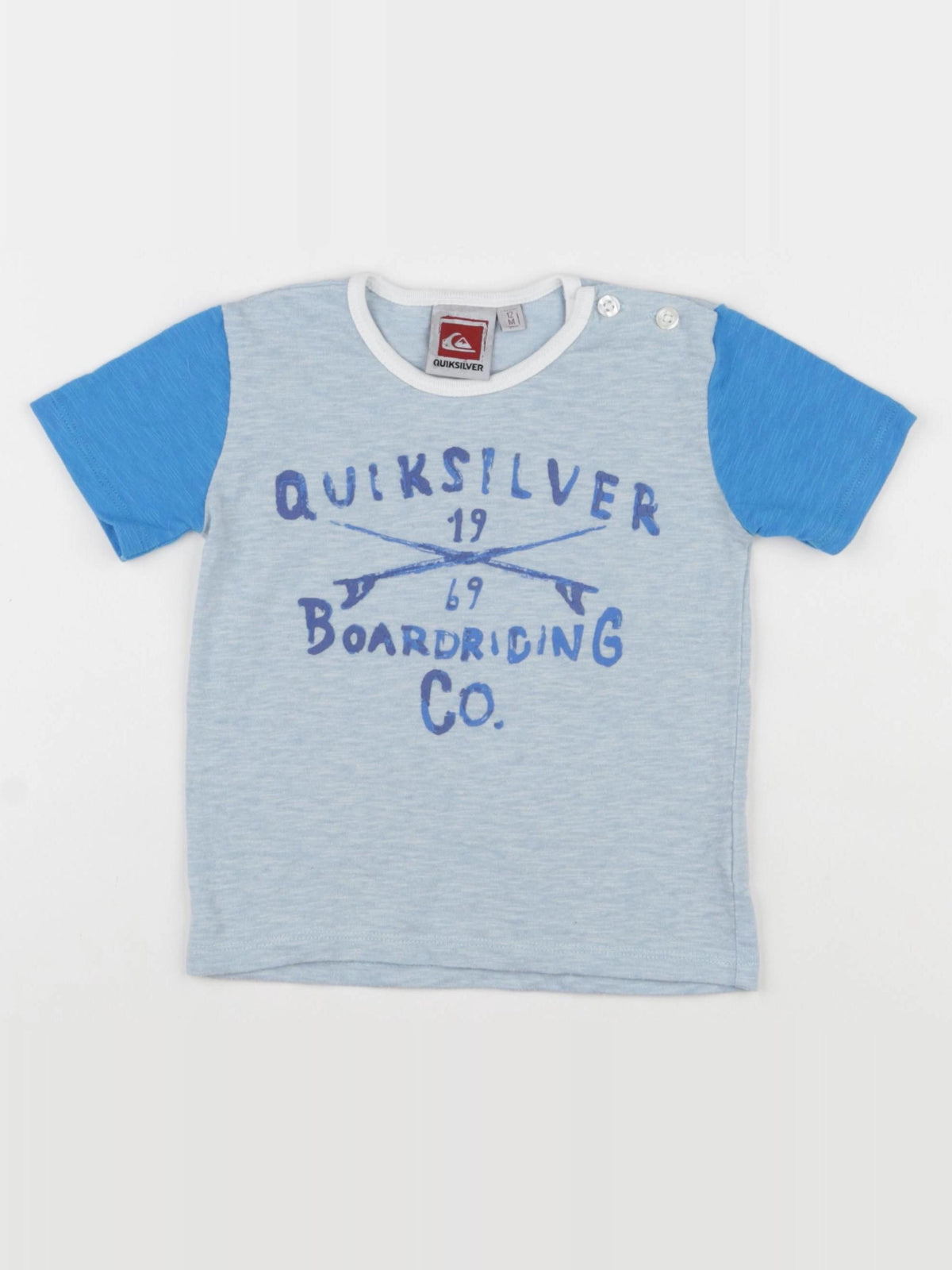 Quiksilver - tee-shirt bleu - 12 mois