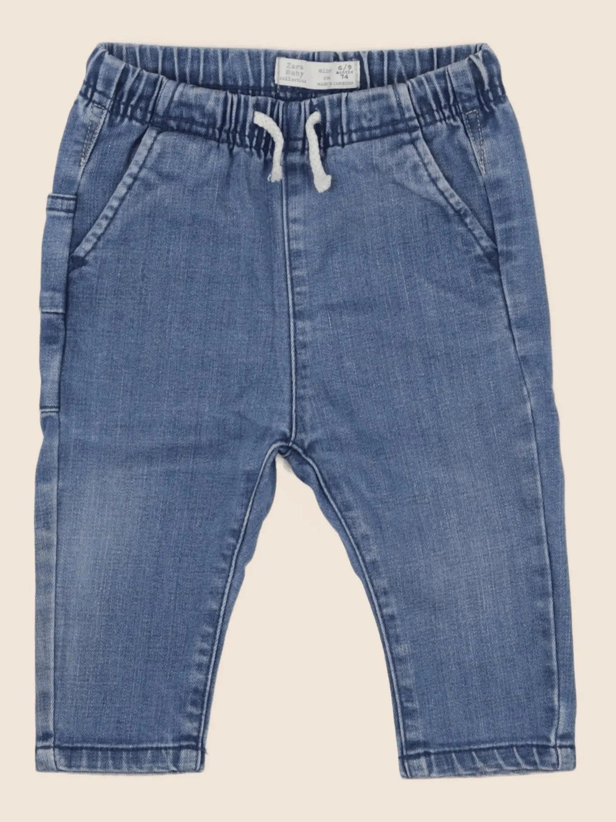Zara - jean bleu - 6/9 mois