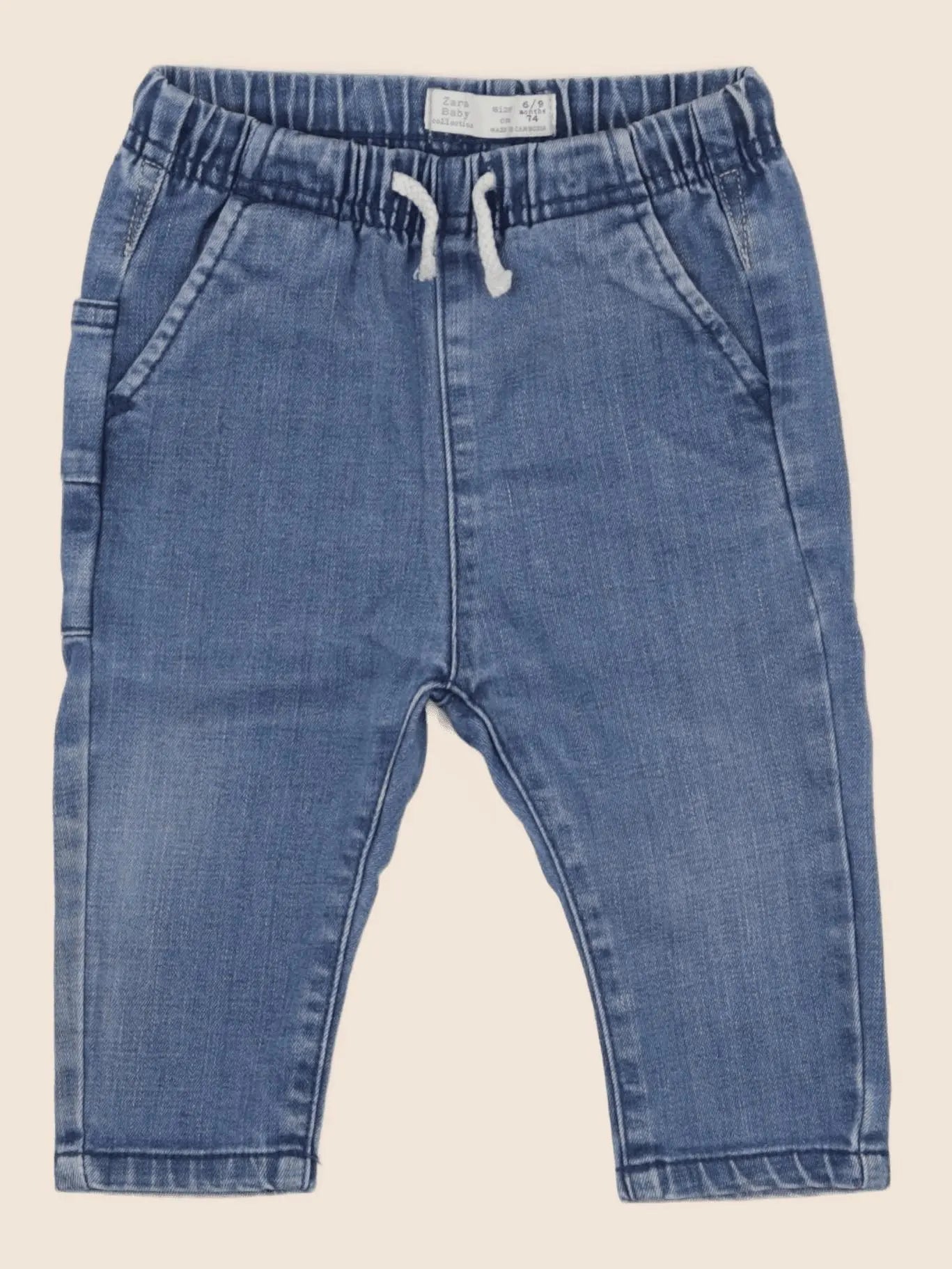 Zara - jean bleu - 6/9 mois