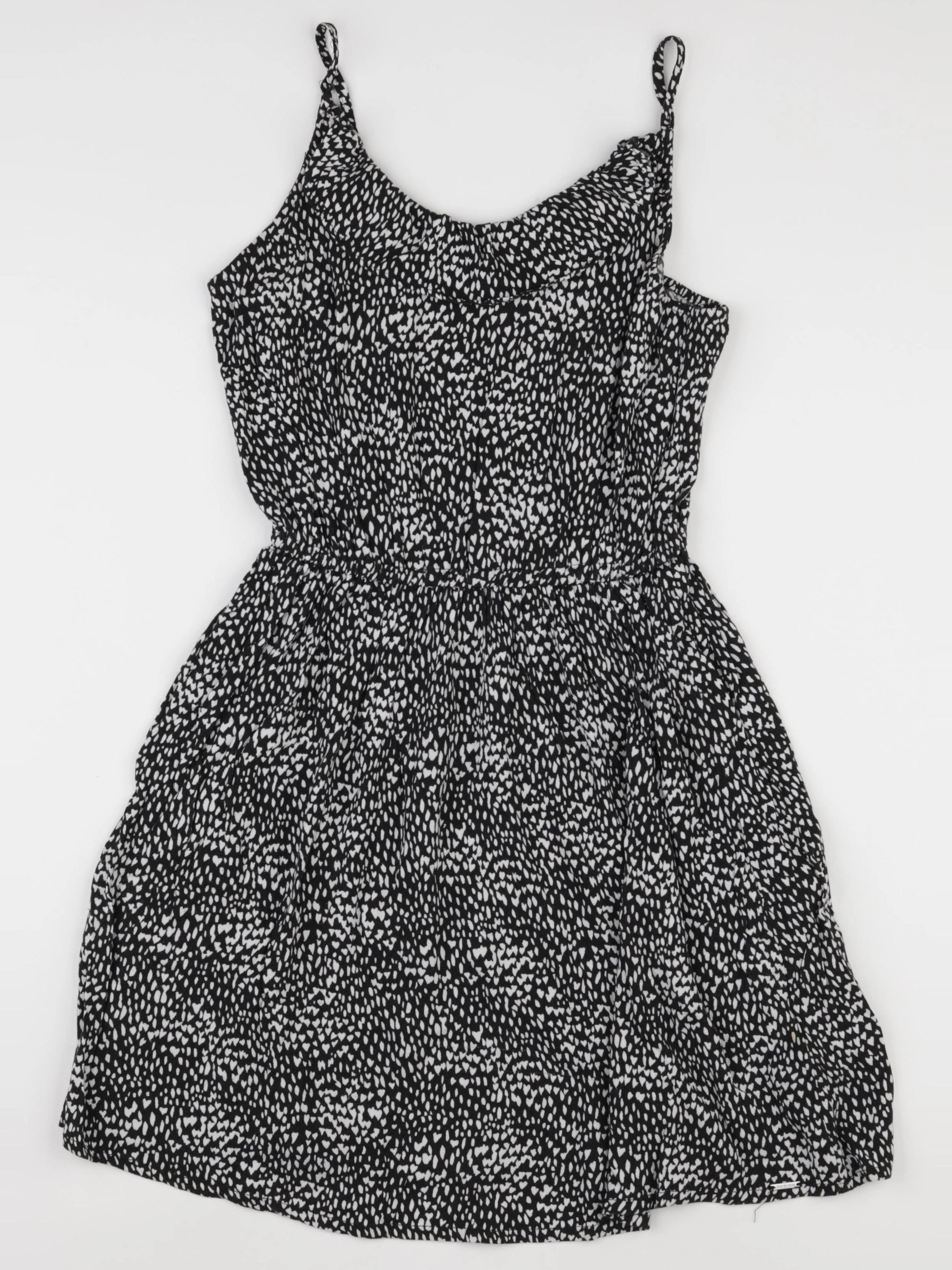 IKKS - robe blanc, noir - 16 ans