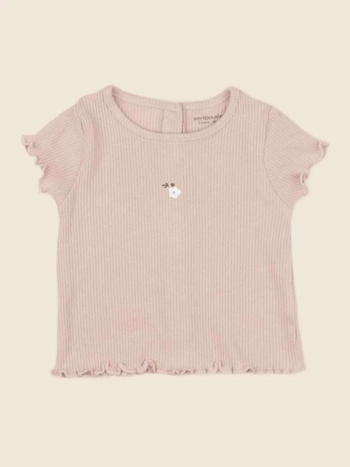 Vertbaudet - tee-shirt rose - 3 mois