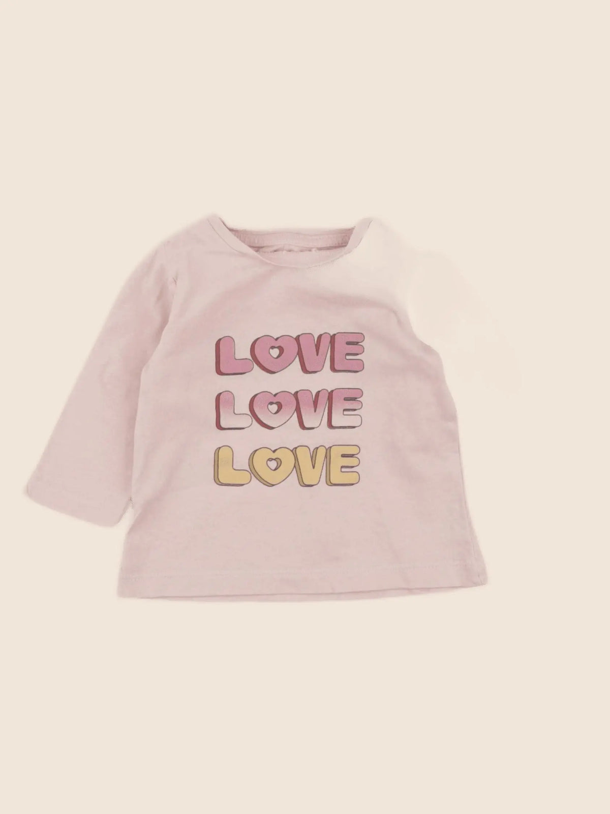 Vertbaudet - tee-shirt rose - 3 mois