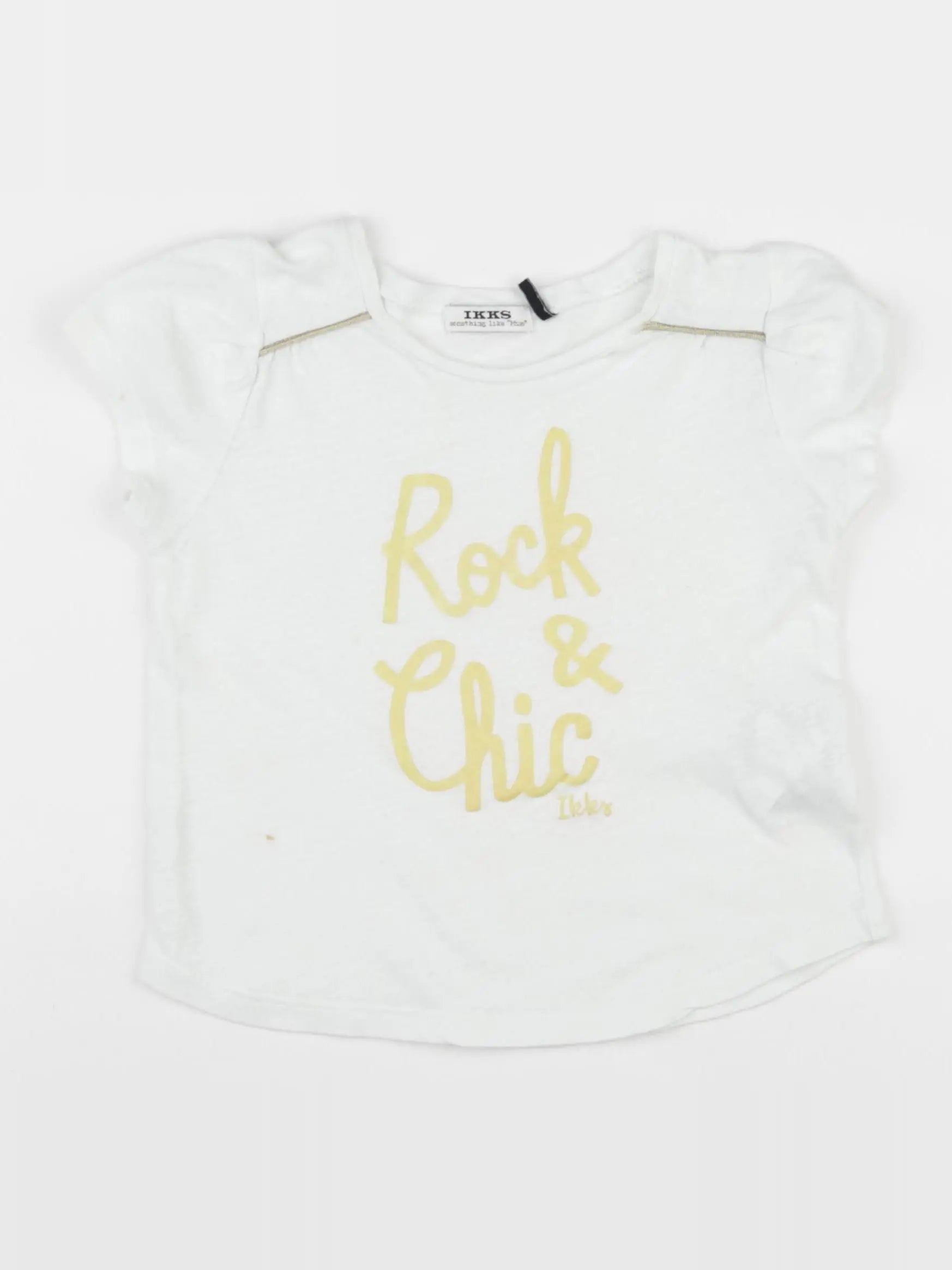 IKKS - tee-shirt blanc - 4 ans