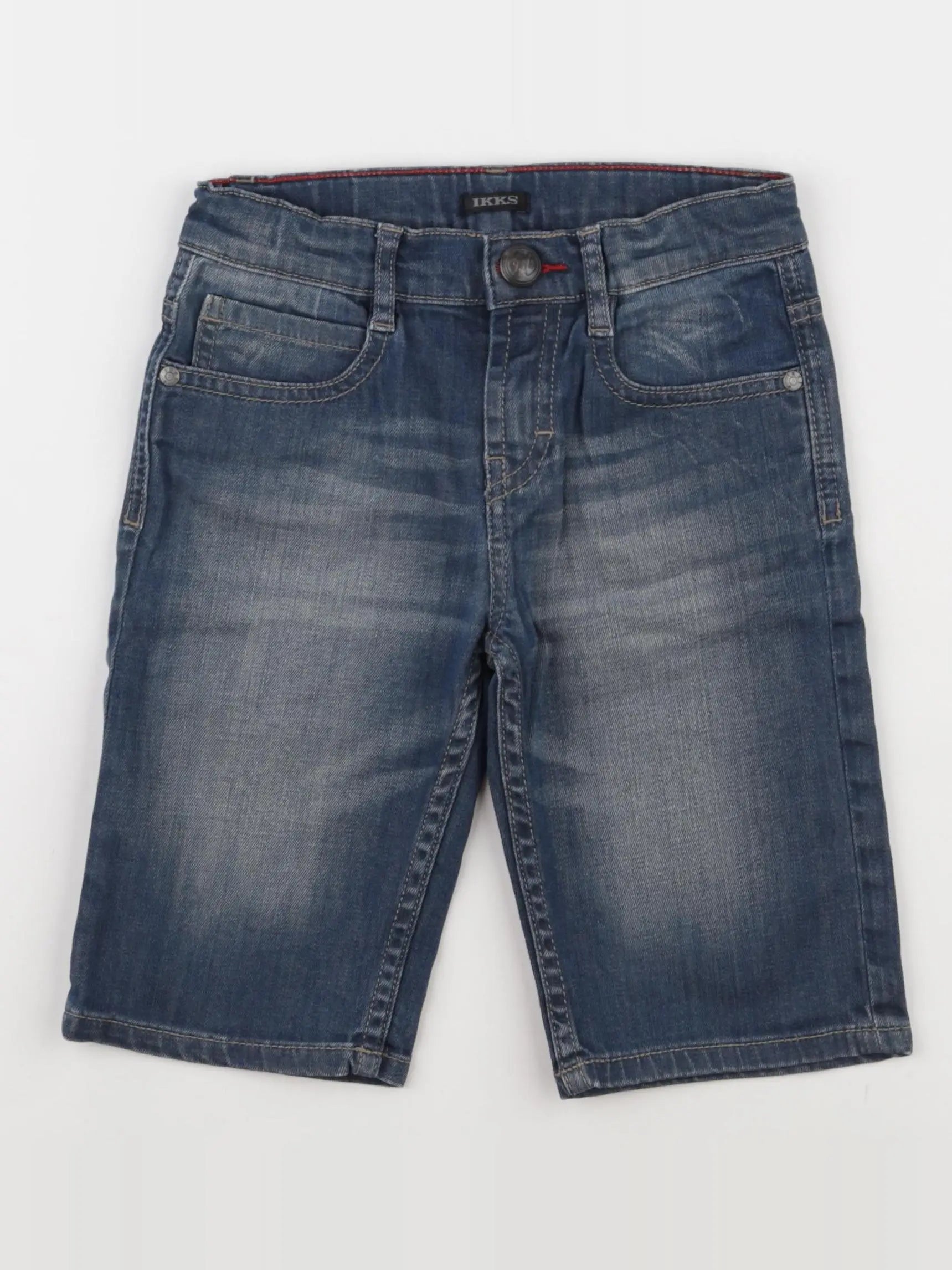 IKKS - short bleu - 7 ans