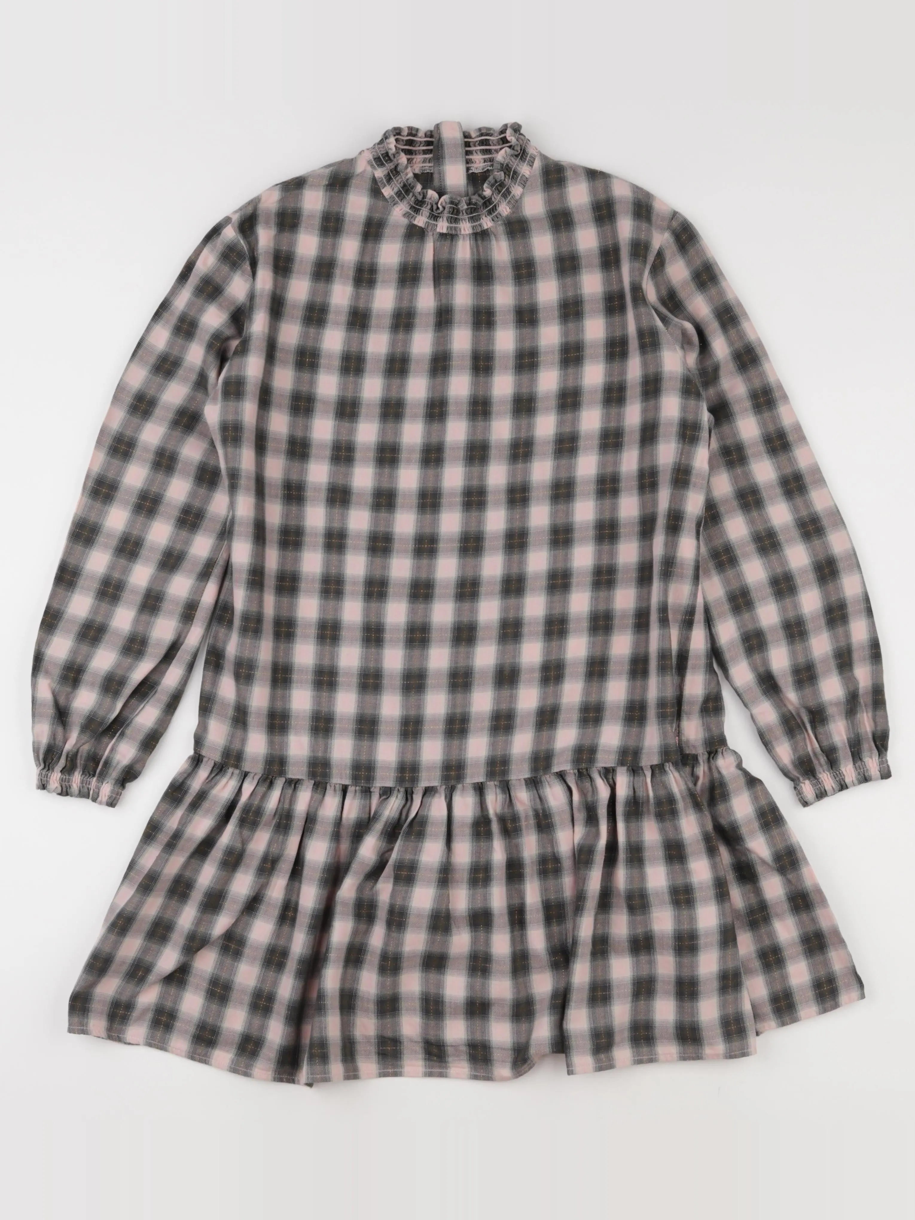 IKKS - robe gris, rose - 14 ans