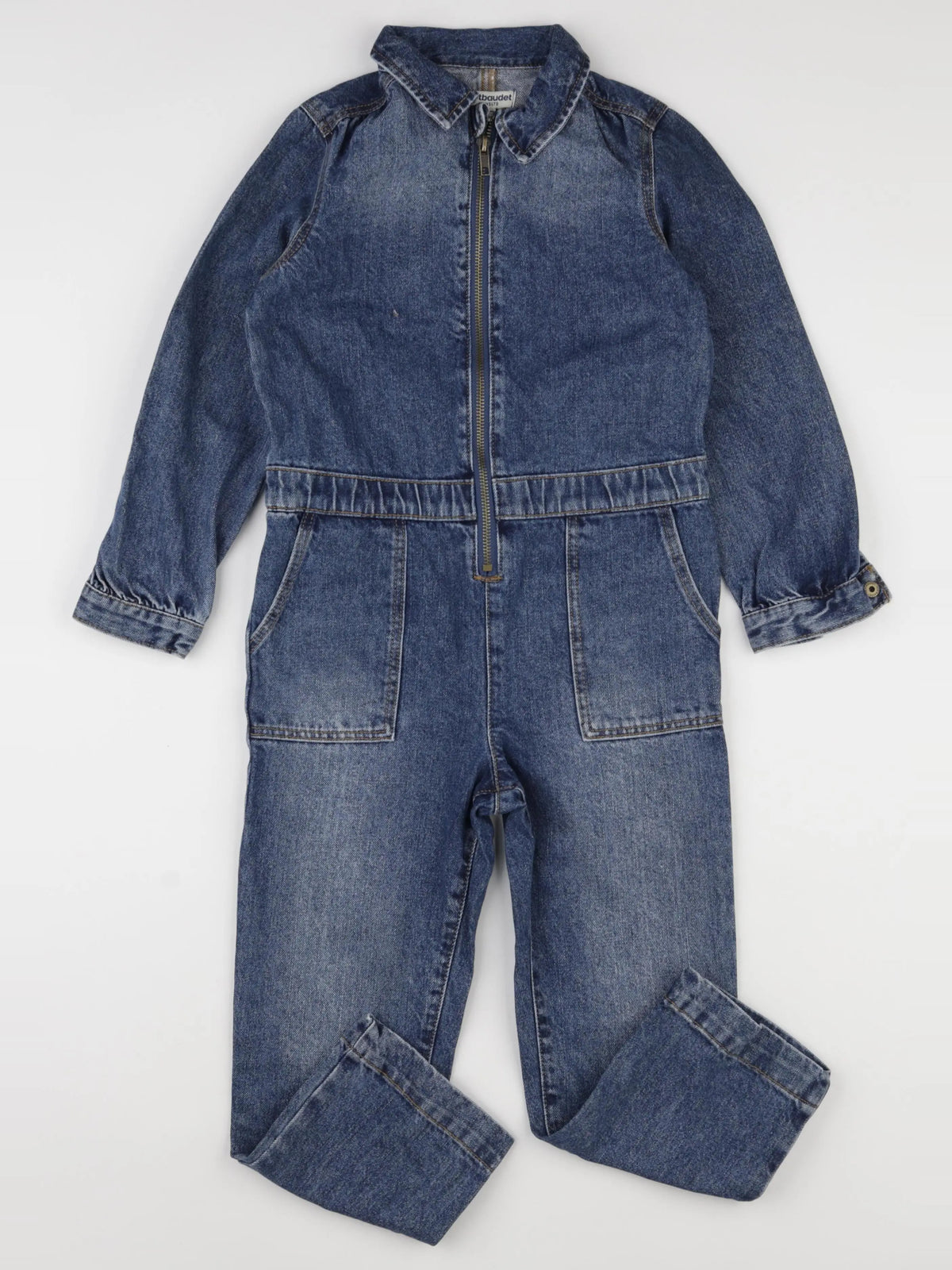Vertbaudet - combinaison bleu - 7 ans