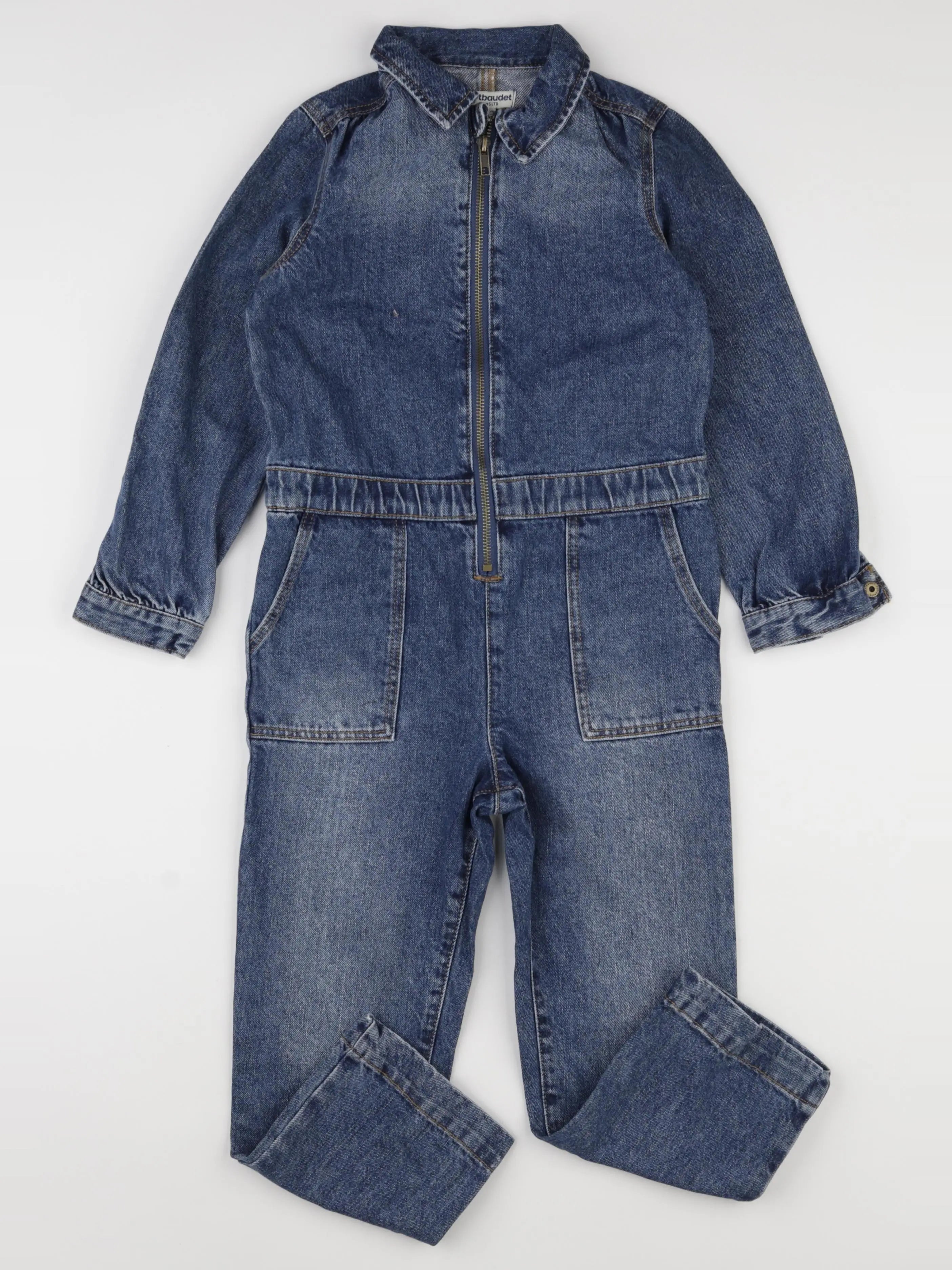 Vertbaudet - combinaison bleu - 7 ans