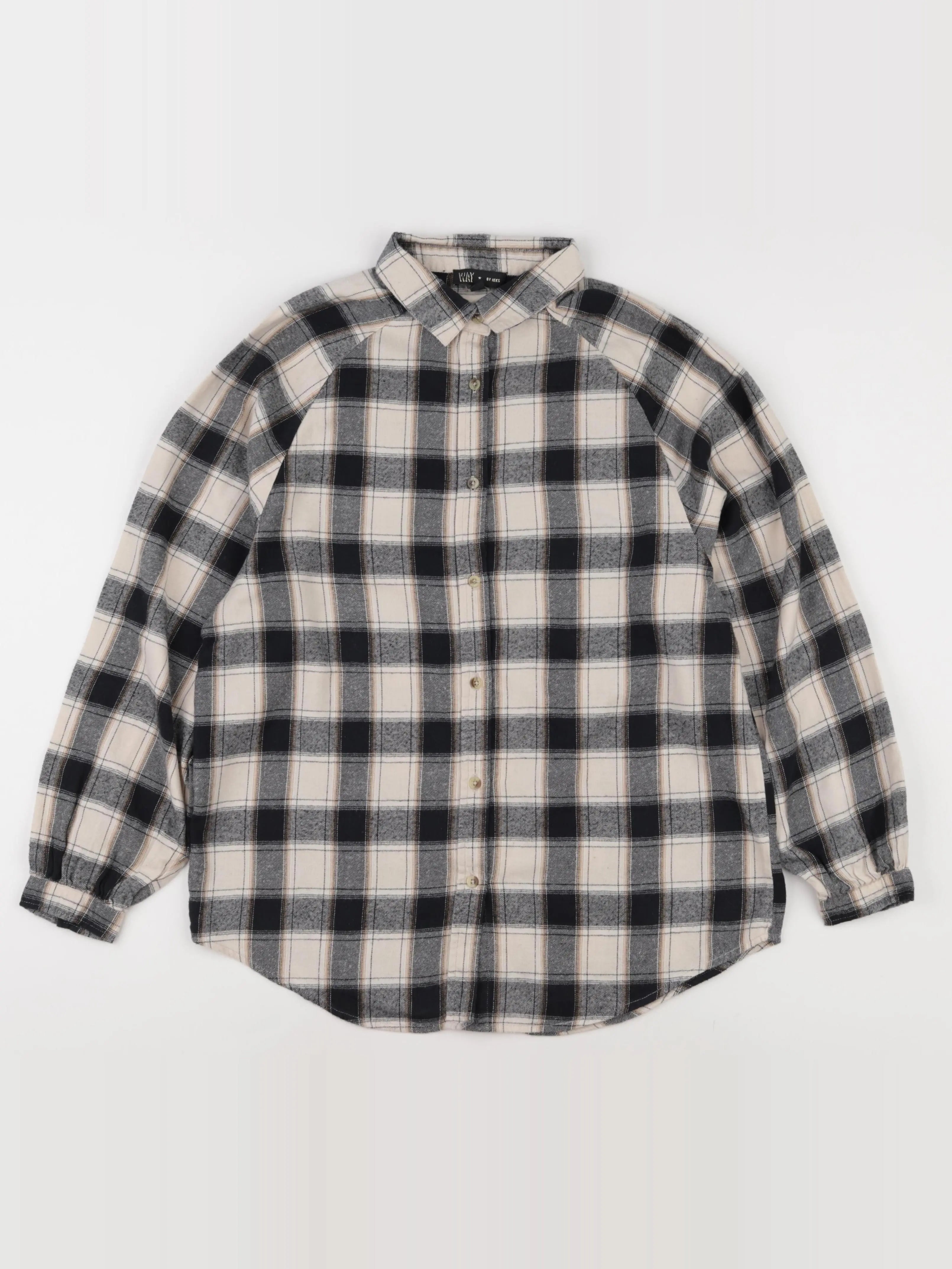IKKS - blouse gris, beige - 12 ans