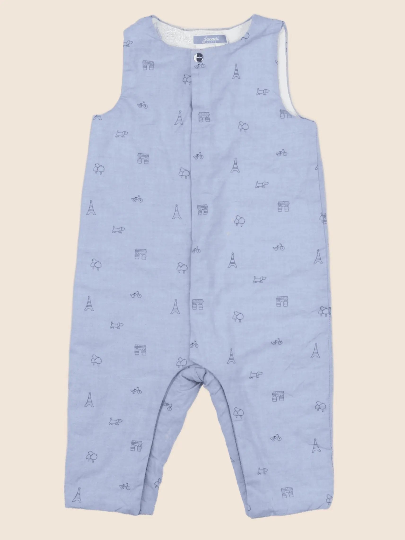 Jacadi - combinaison bleu - 6 mois