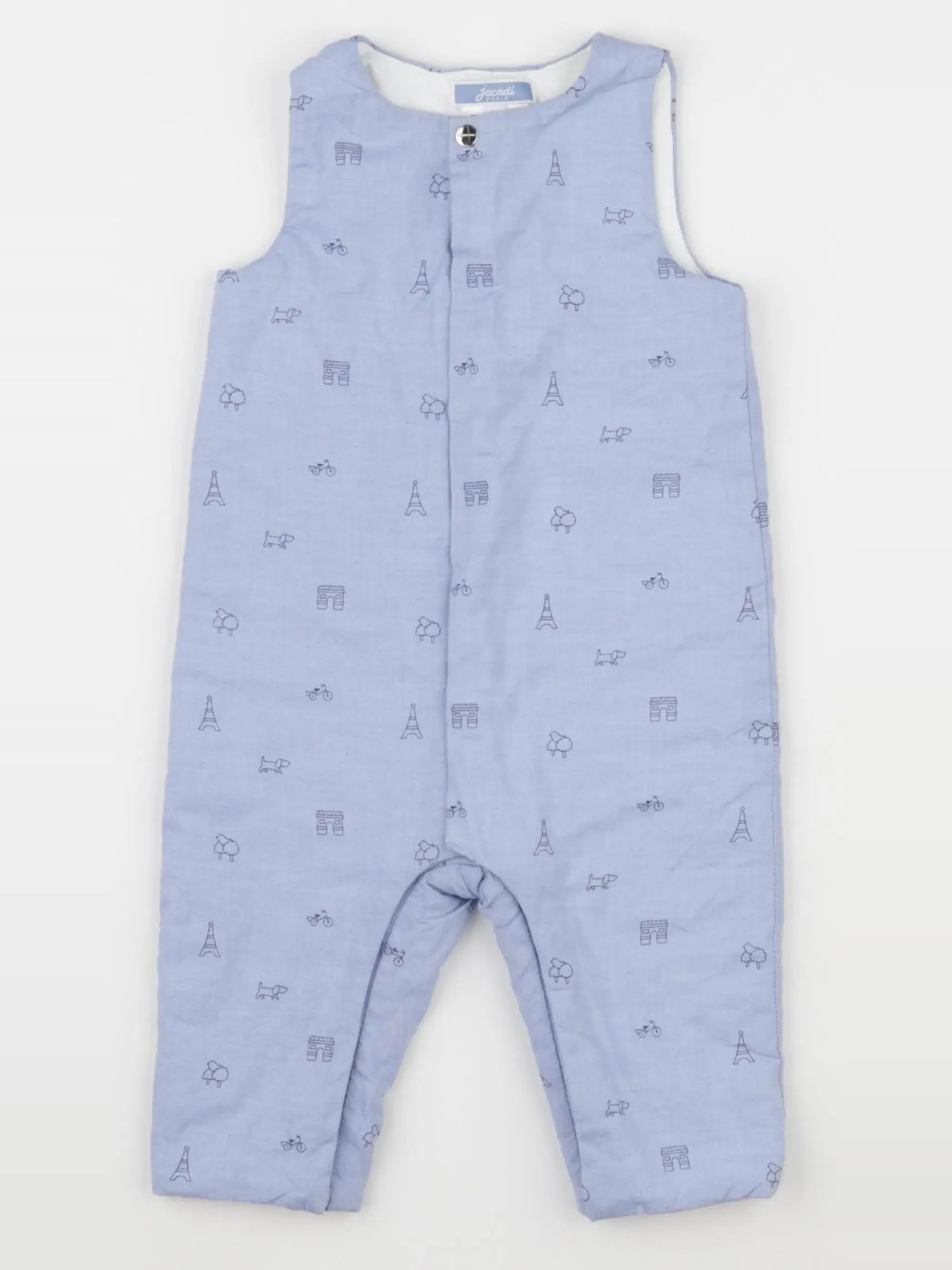 Jacadi - combinaison bleu - 6 mois