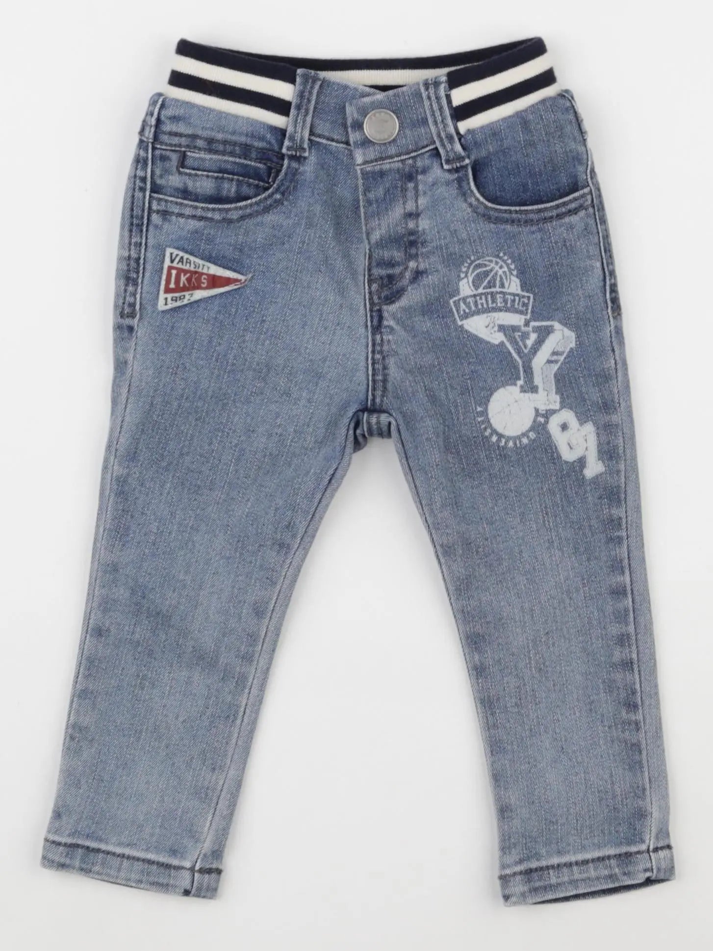 IKKS - jean bleu - 18 mois