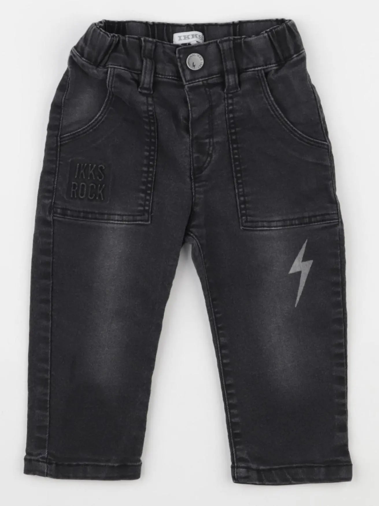 IKKS - jean noir - 12 mois