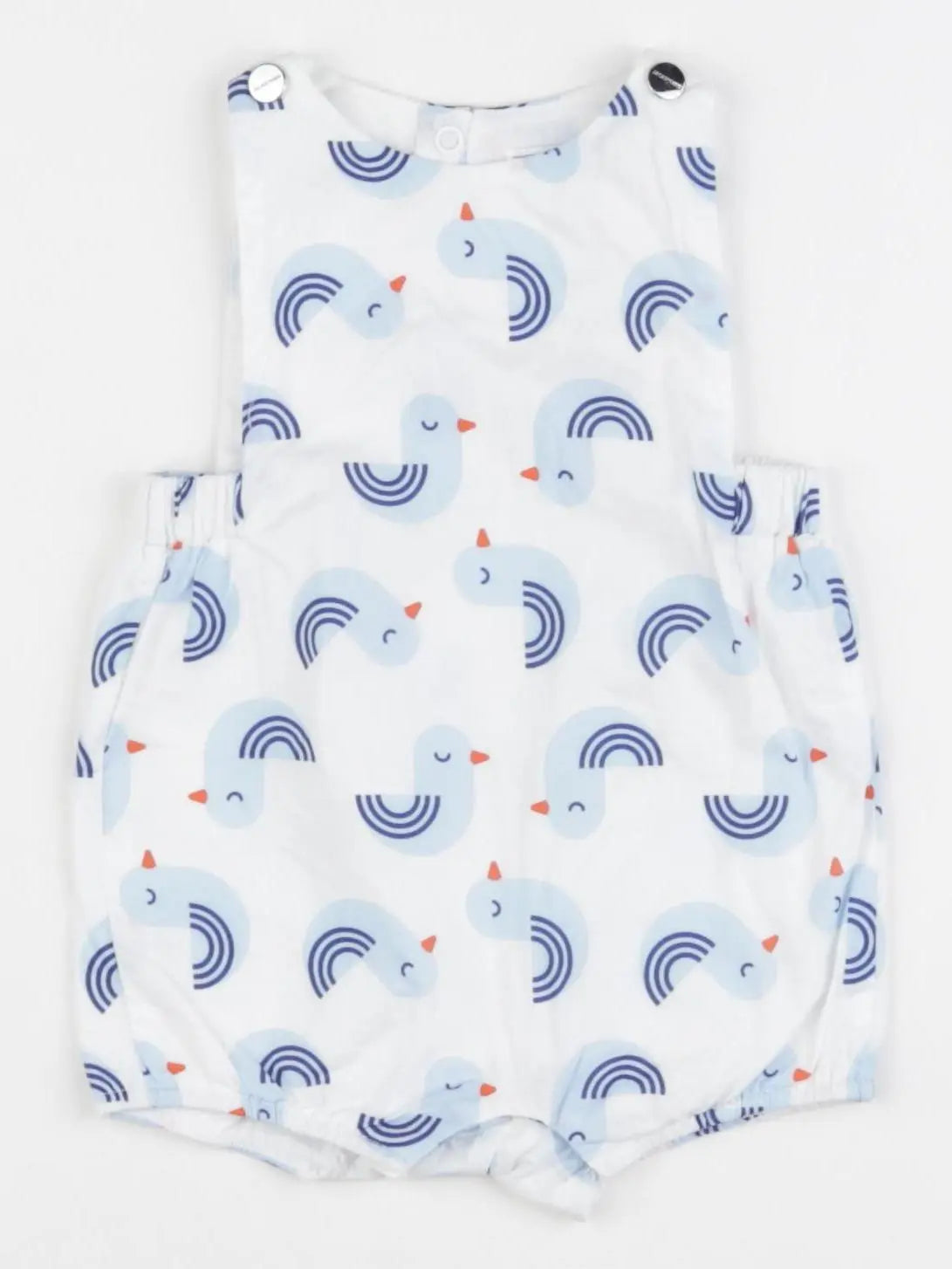 Jacadi - combinaison blanc, bleu - 3 mois